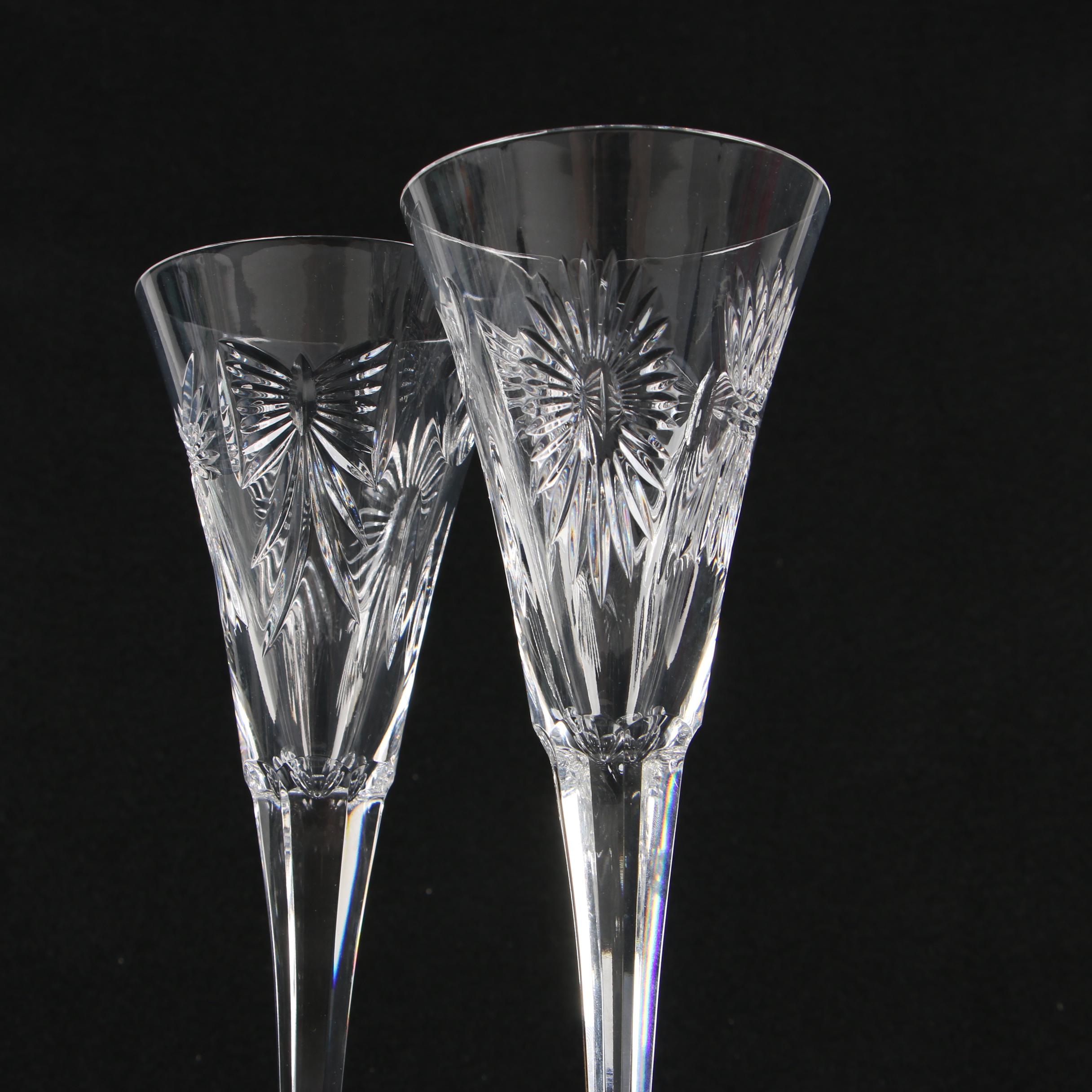 Waterford Crystal "Millennium Series: Five Toasts" Toasting Flutes