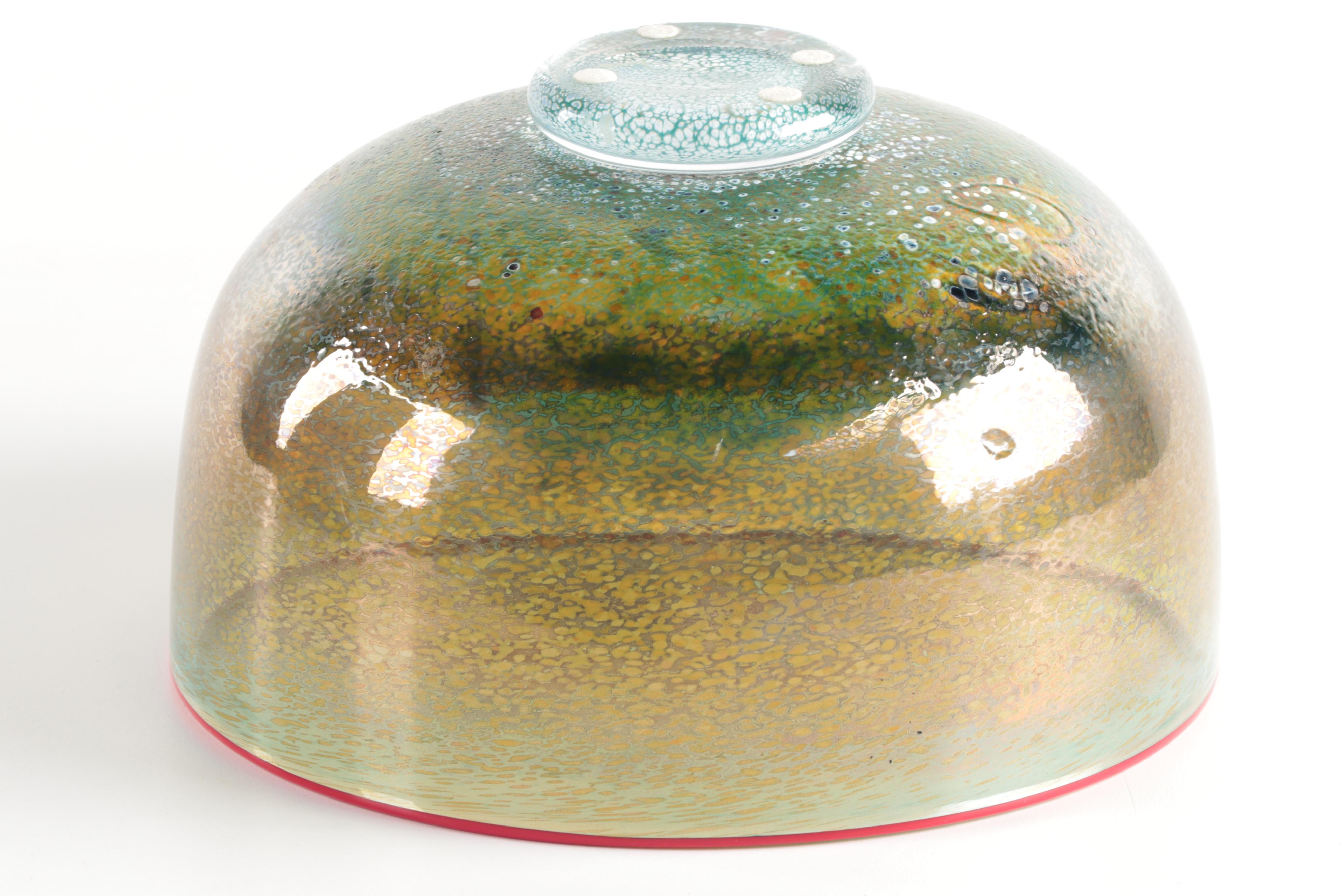 Kosta Boda Blown Glass Bowl by Bertil Vallien