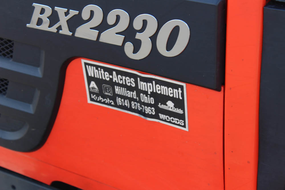 Kubota BX2230 Riding Tractor with 60" Mowing Deck