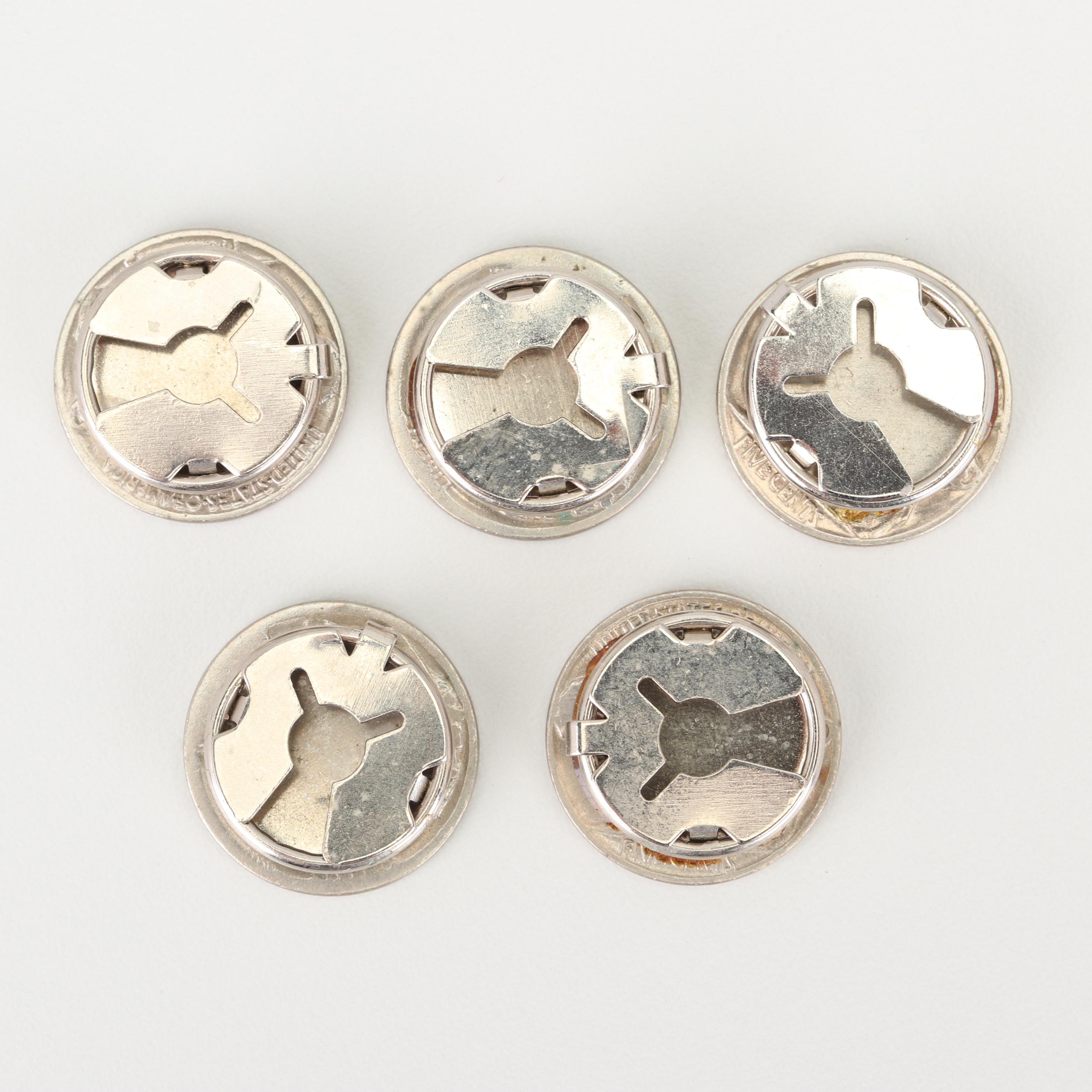 1936 Buffalo Nickel Button Covers