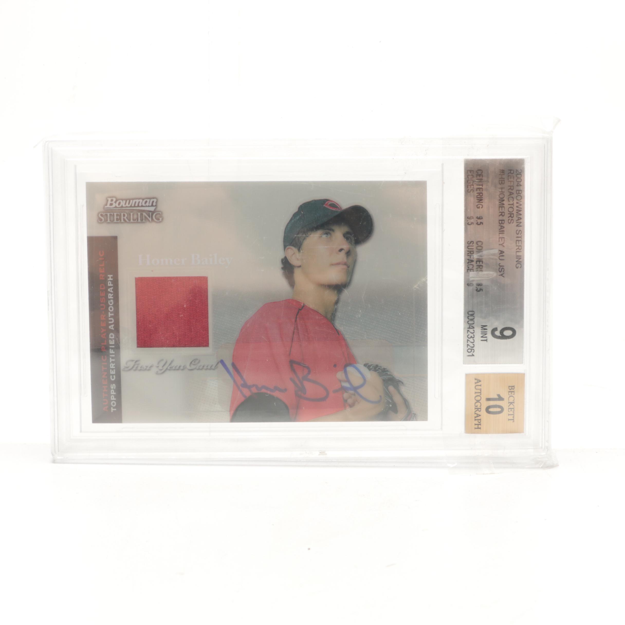 Cincinnati Reds Baseball Relic, Autos, and Graded Cards