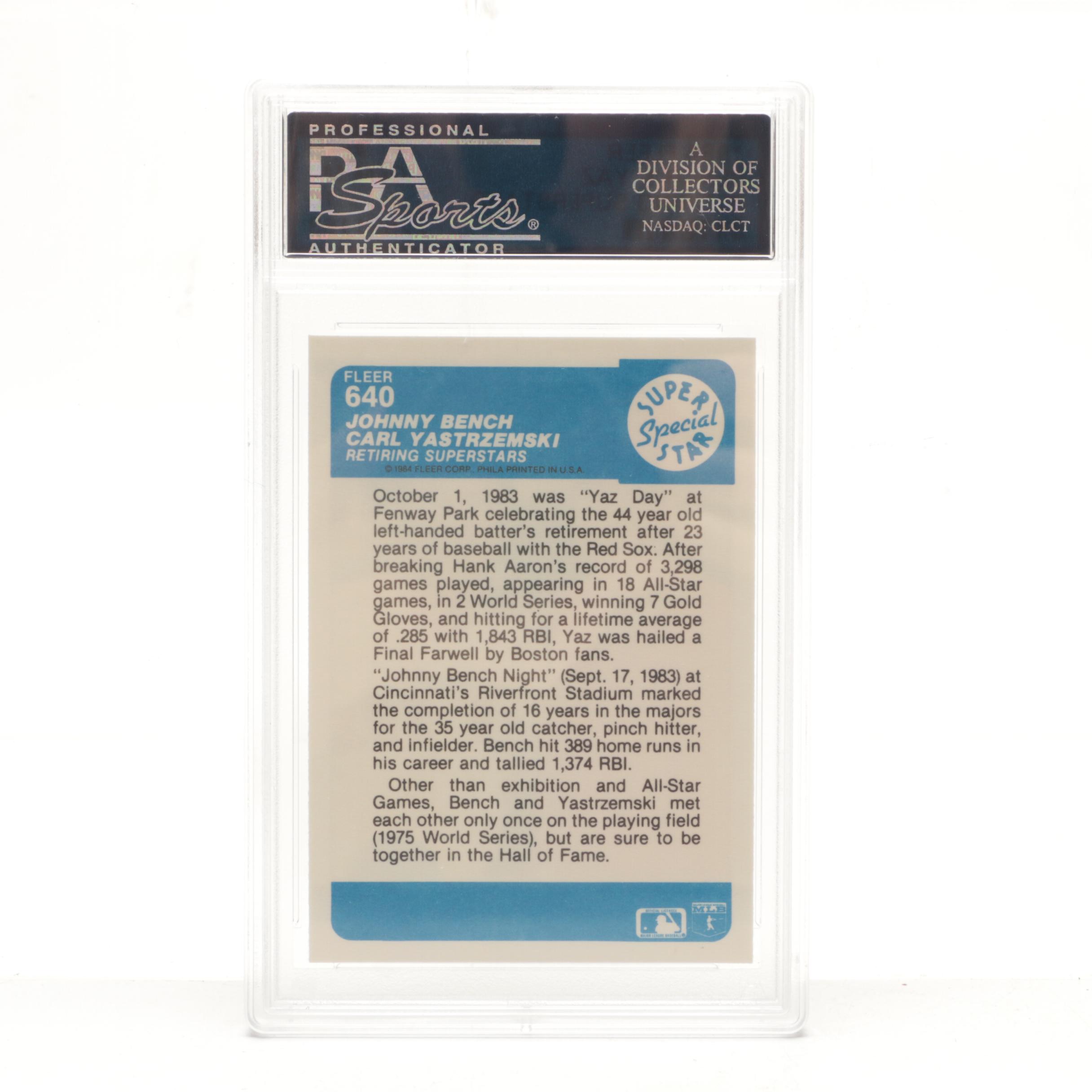 Cincinnati Reds Baseball Relic, Autos, and Graded Cards