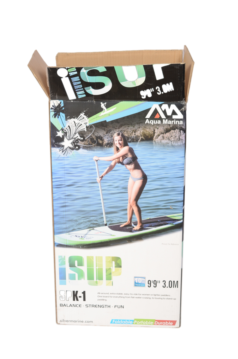 Aqua Marina SPK-1 Inflatable Paddleboard with Pump, Paddle and Storage Bag