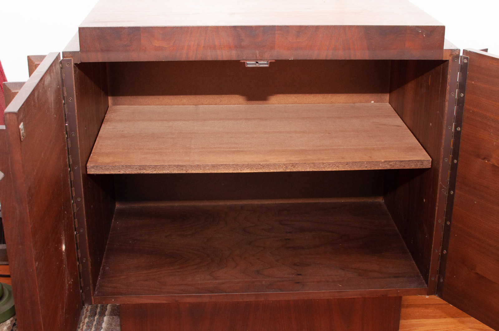 Mid Century Modern Walnut Nightstands, Mid-20th Century