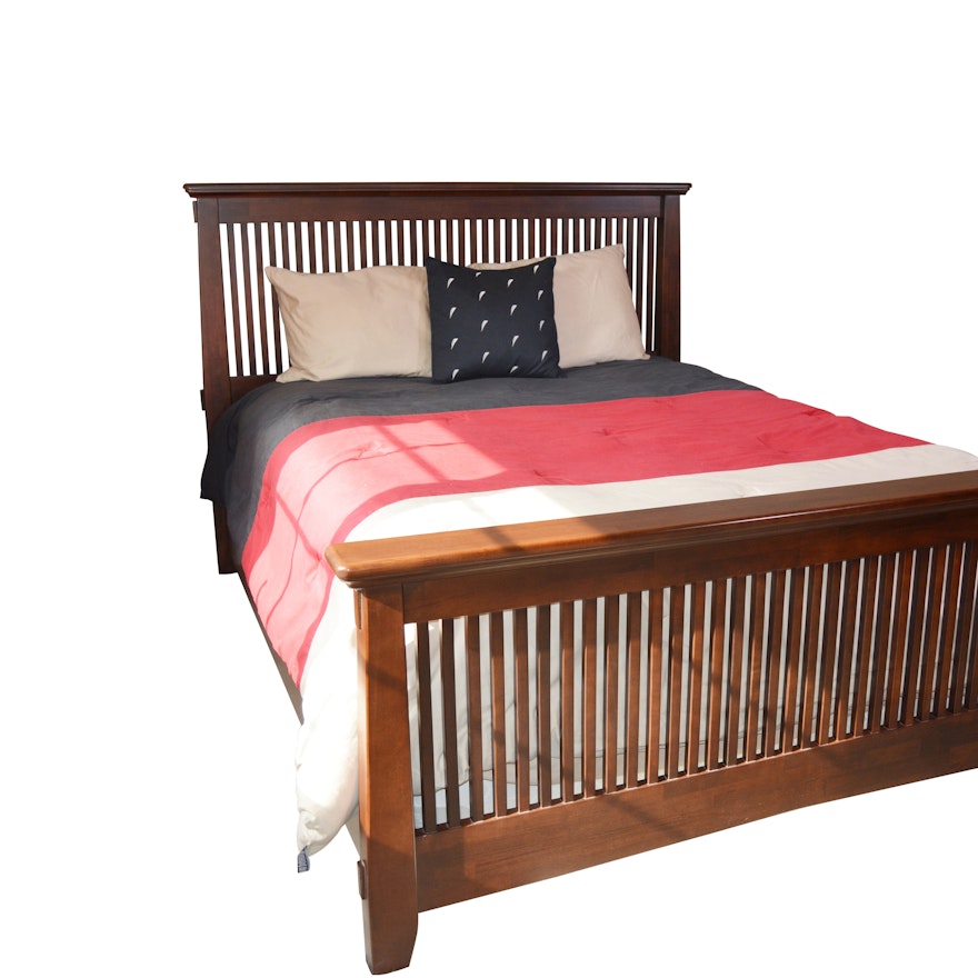 Arts and Crafts Style Full/Queen Size Bed by American Signature