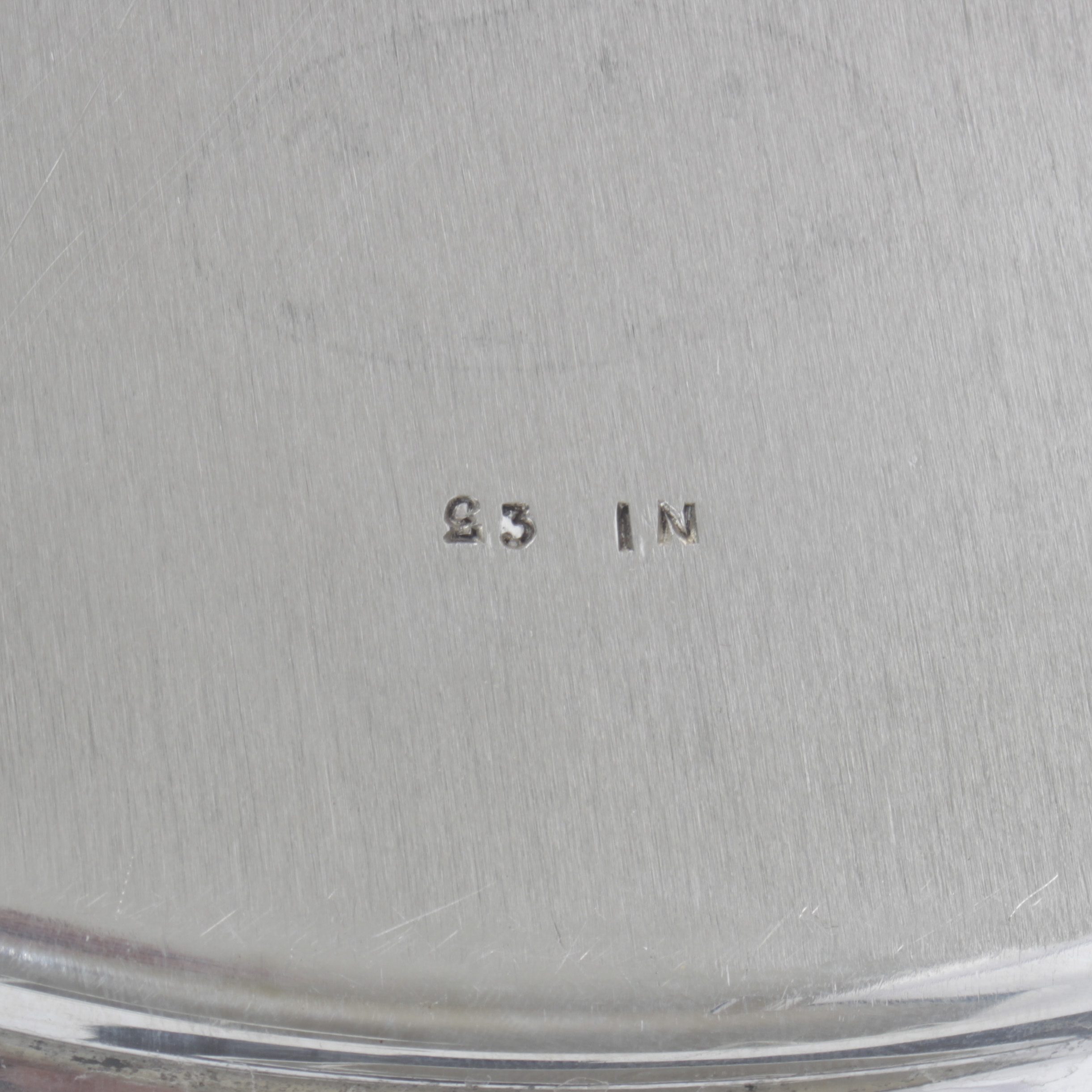 International Silver Co. "Prelude" Sterling Silver Large Waiter Tray