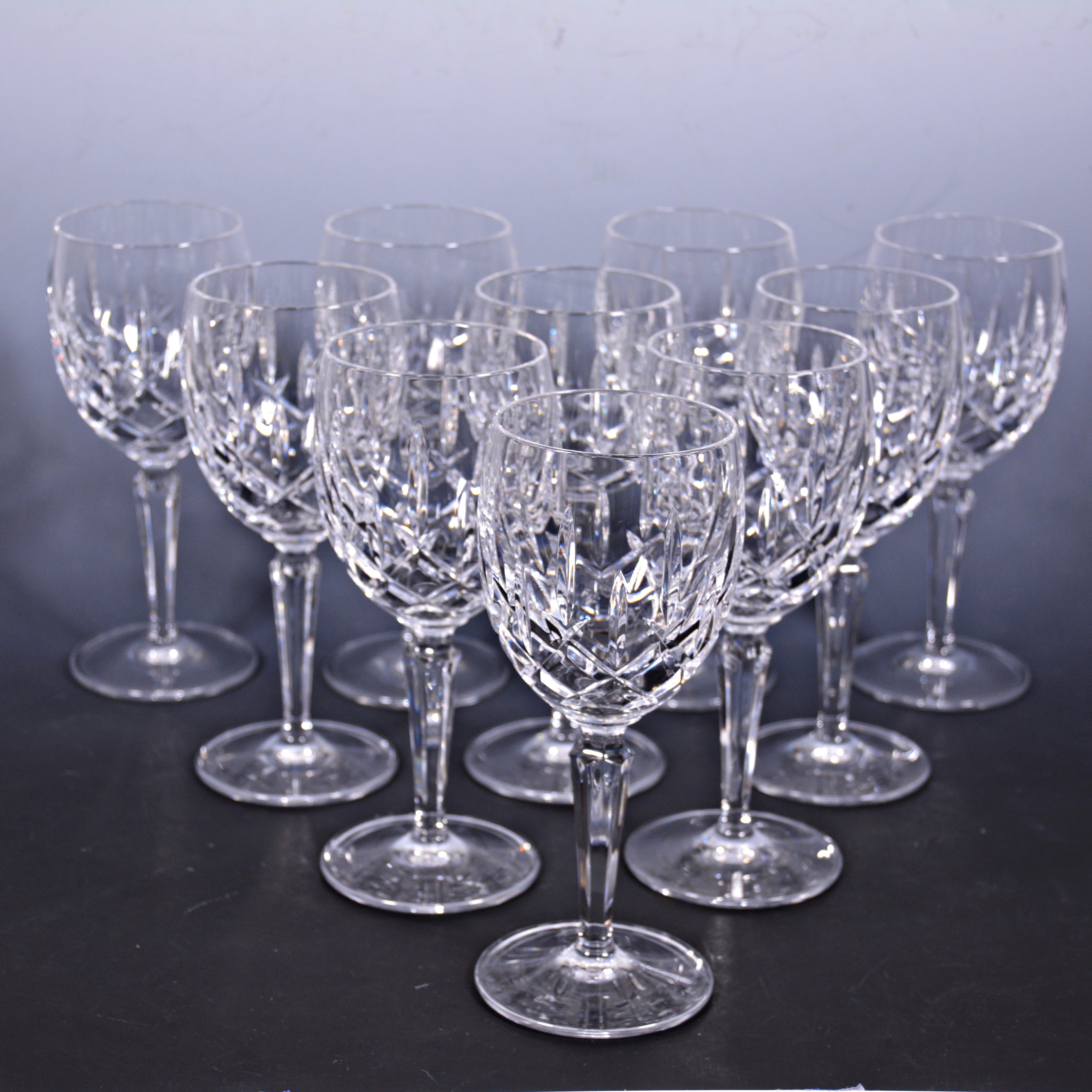 Gorham Crystal "Lady Anne" Wine Glasses
