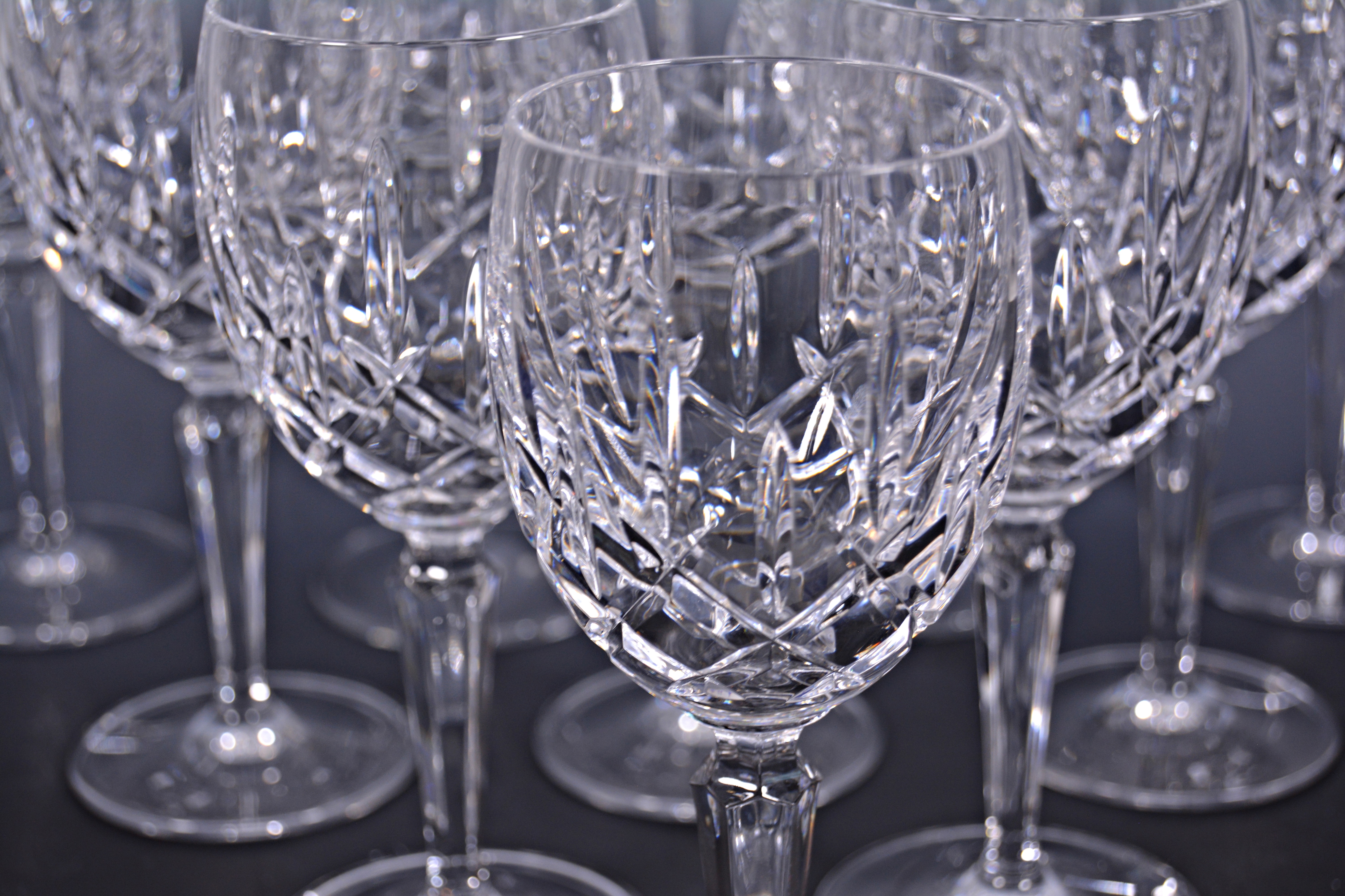 Gorham Crystal "Lady Anne" Wine Glasses