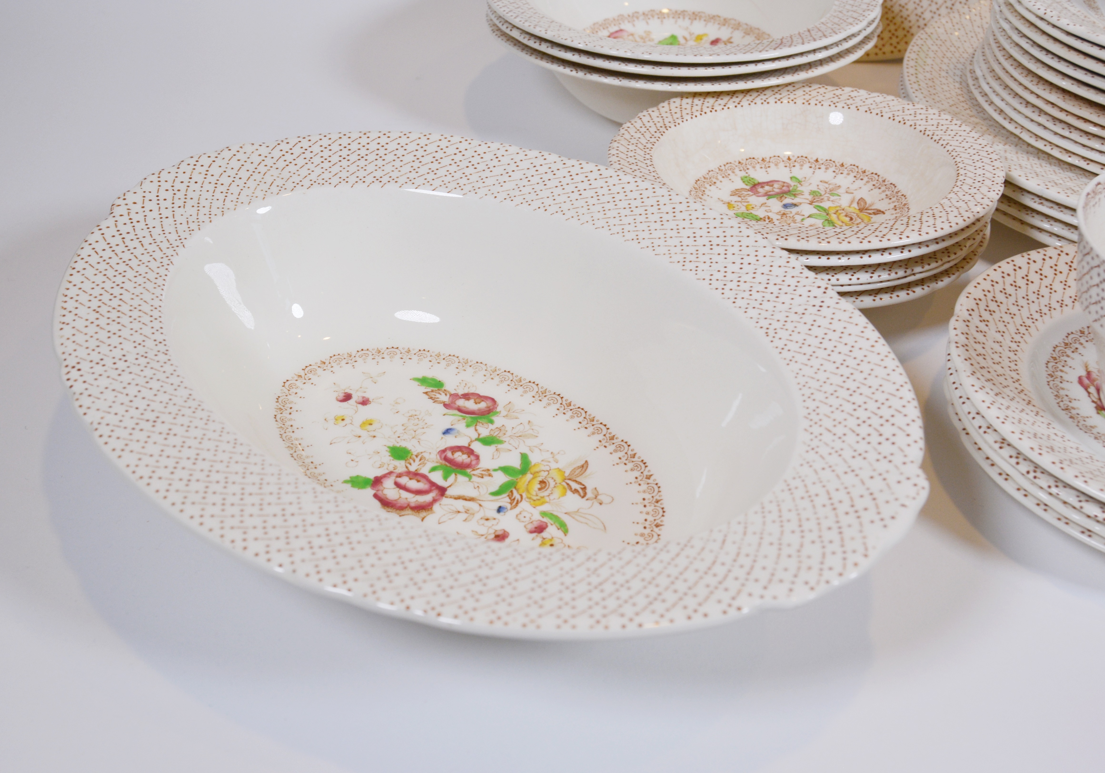 Myott Son & Co. "Swing Time" Earthenware Dinnerware