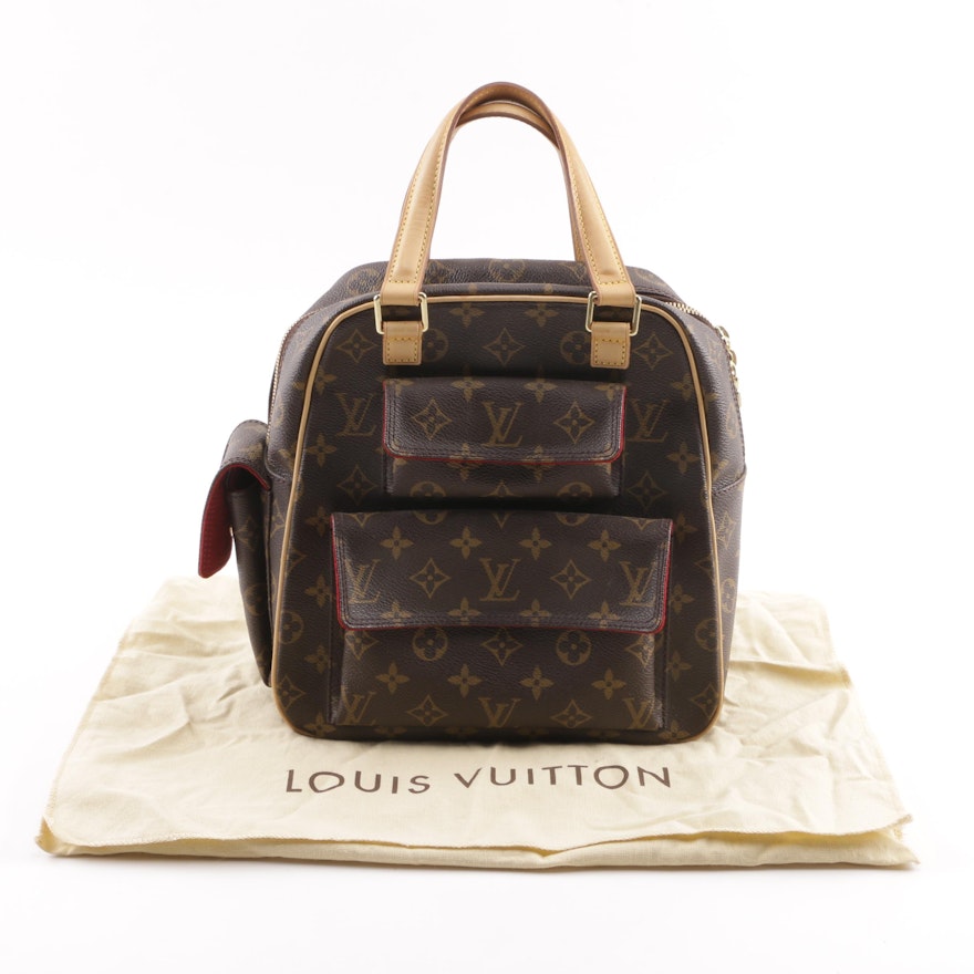 2004 Louis Vuitton Paris Excentri Cite Monogram Canvas Satchel Handbag