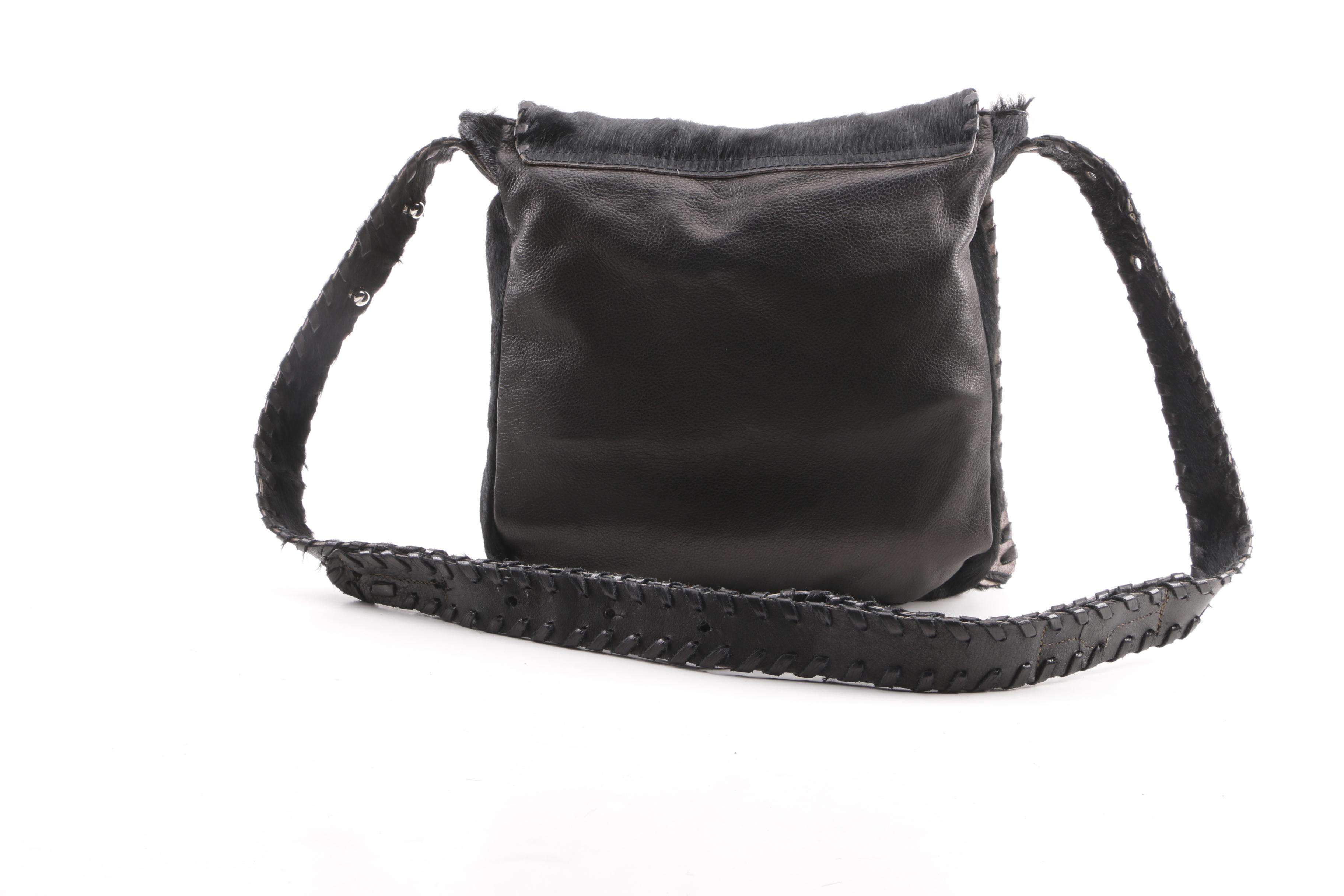 Maurizio Taiuti and Claudia Firenze Italian Calf Hair and Leather Bags