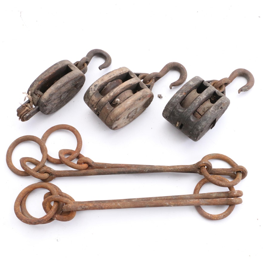 Antique Pulleys