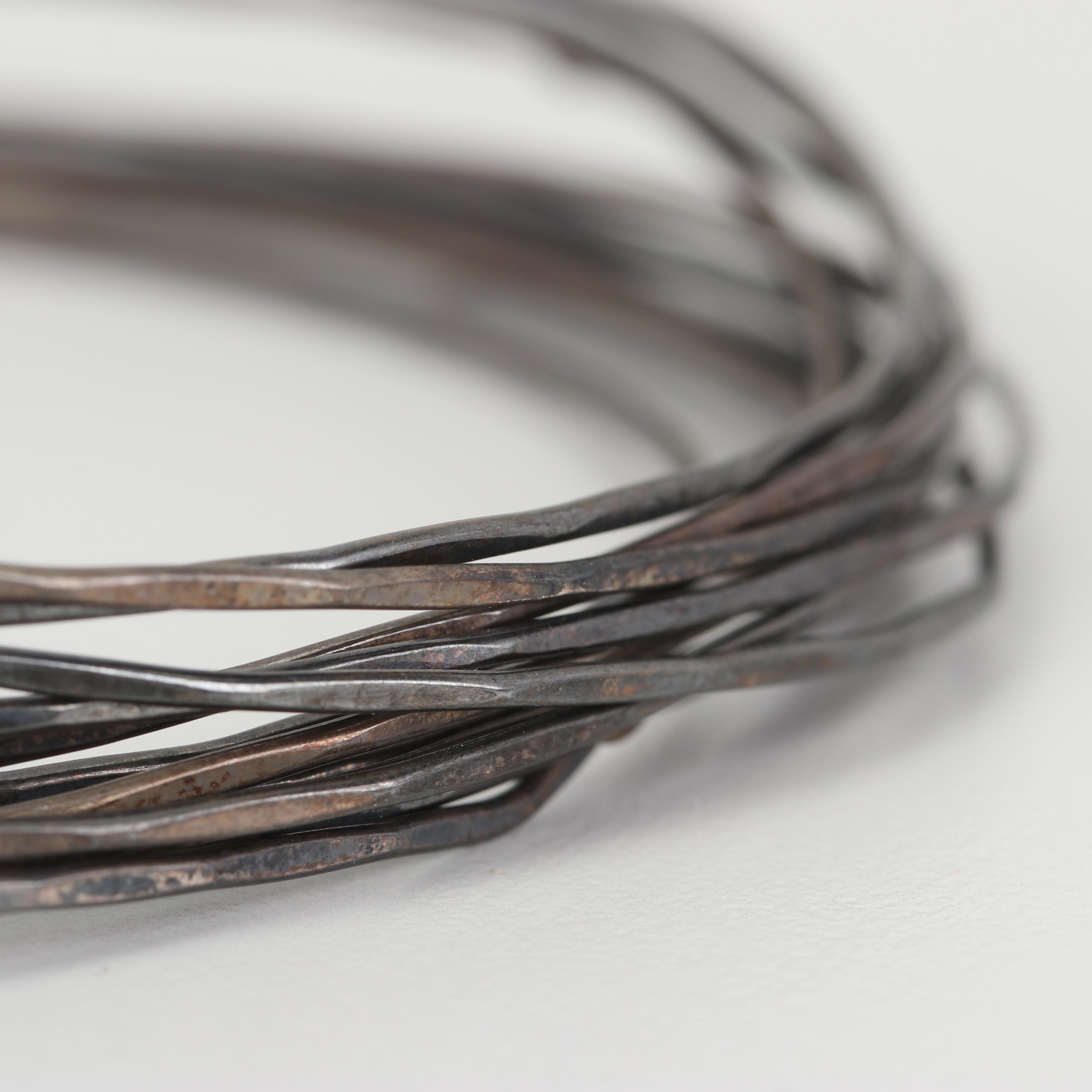 Vintage Sterling Silver Bangles