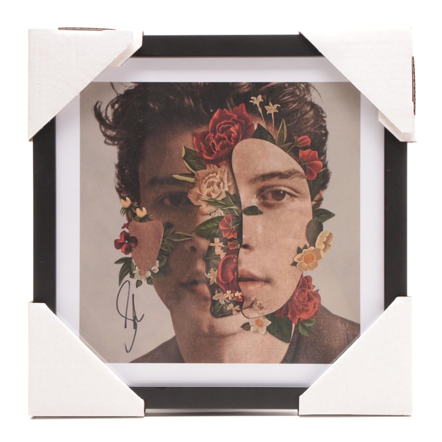Shawn Mendes Signed Album Cover Framed Display