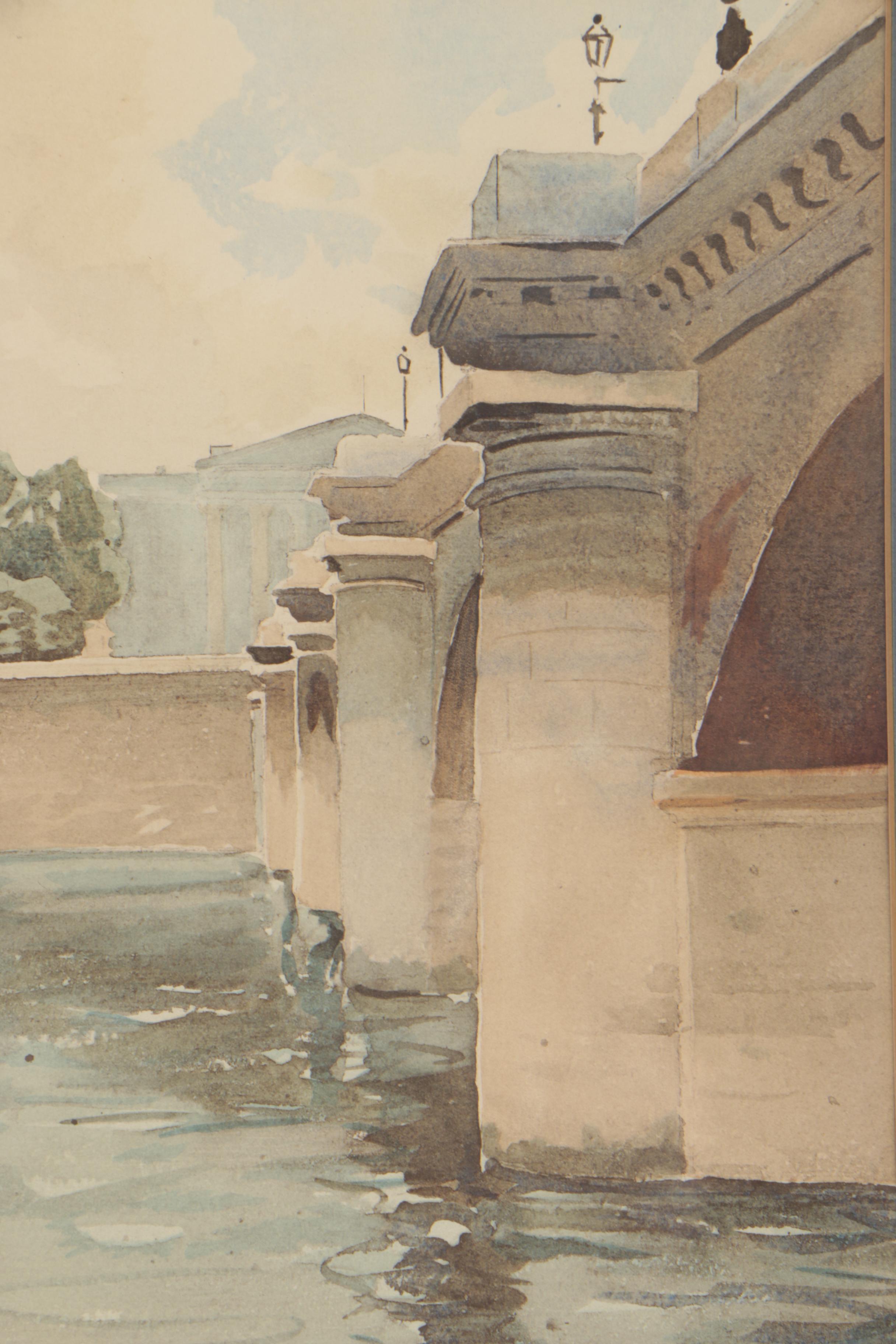 Collotype Print after Watercolor Painting