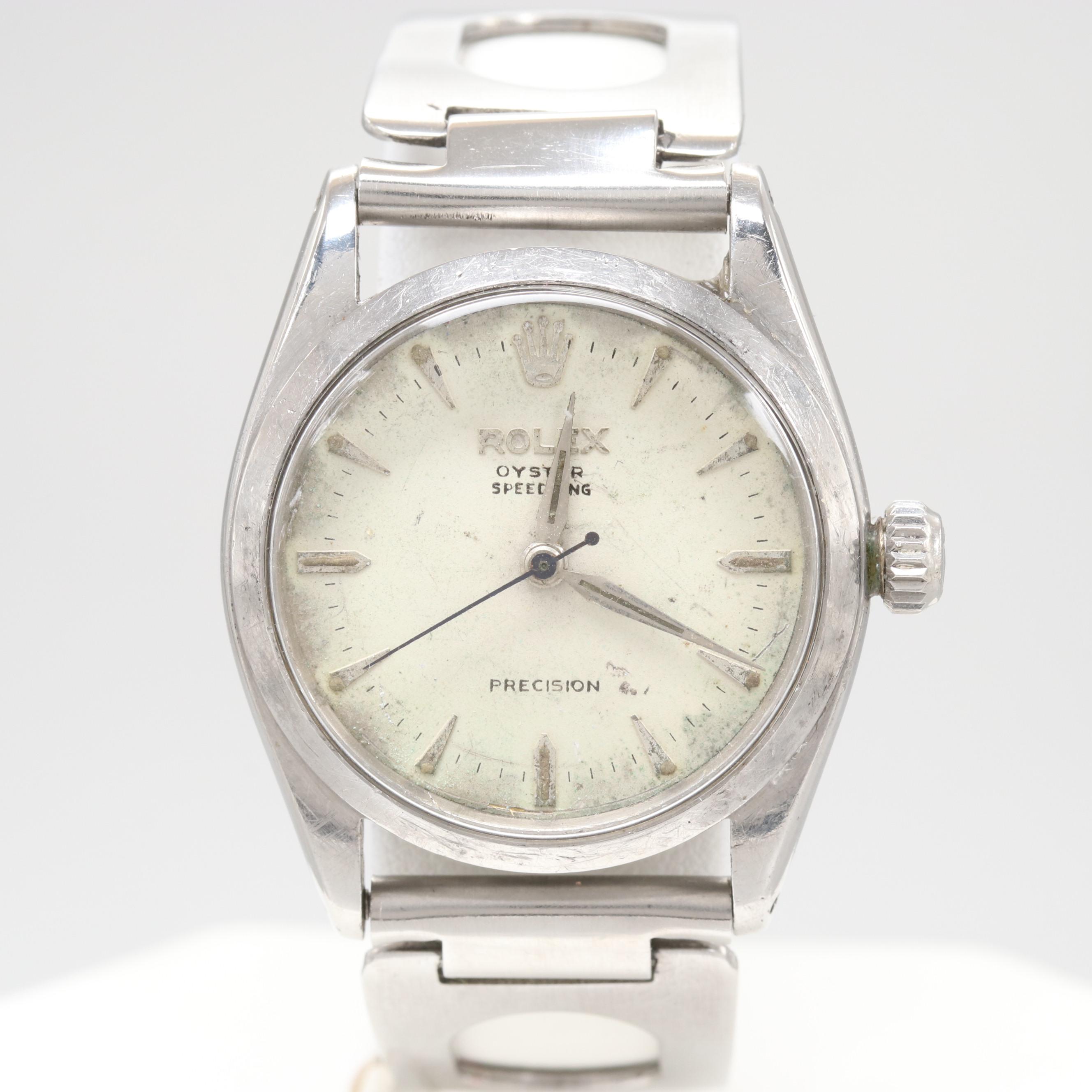 Vintage Rolex Stainless Steel "Speedking" Watch