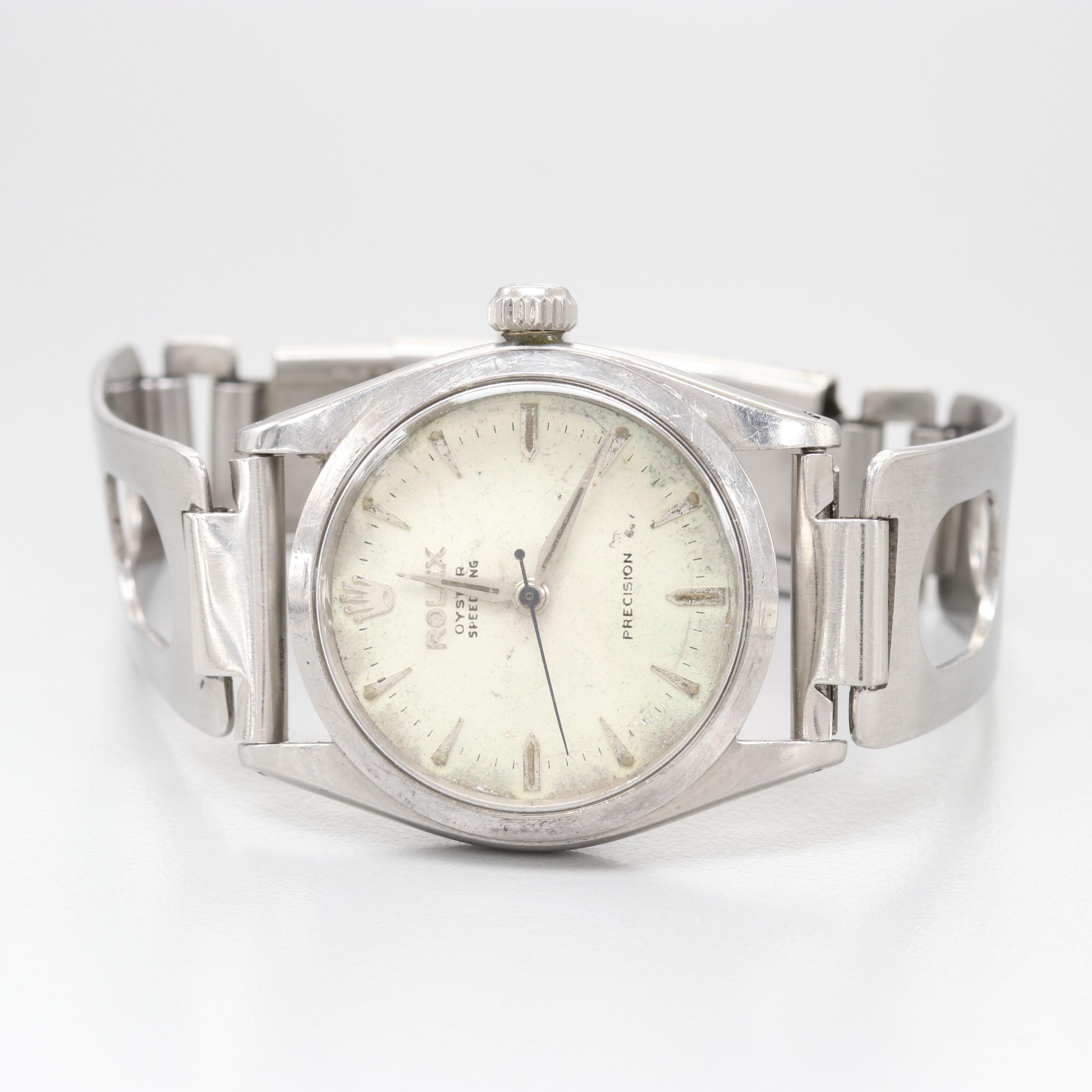Vintage Rolex Stainless Steel "Speedking" Watch