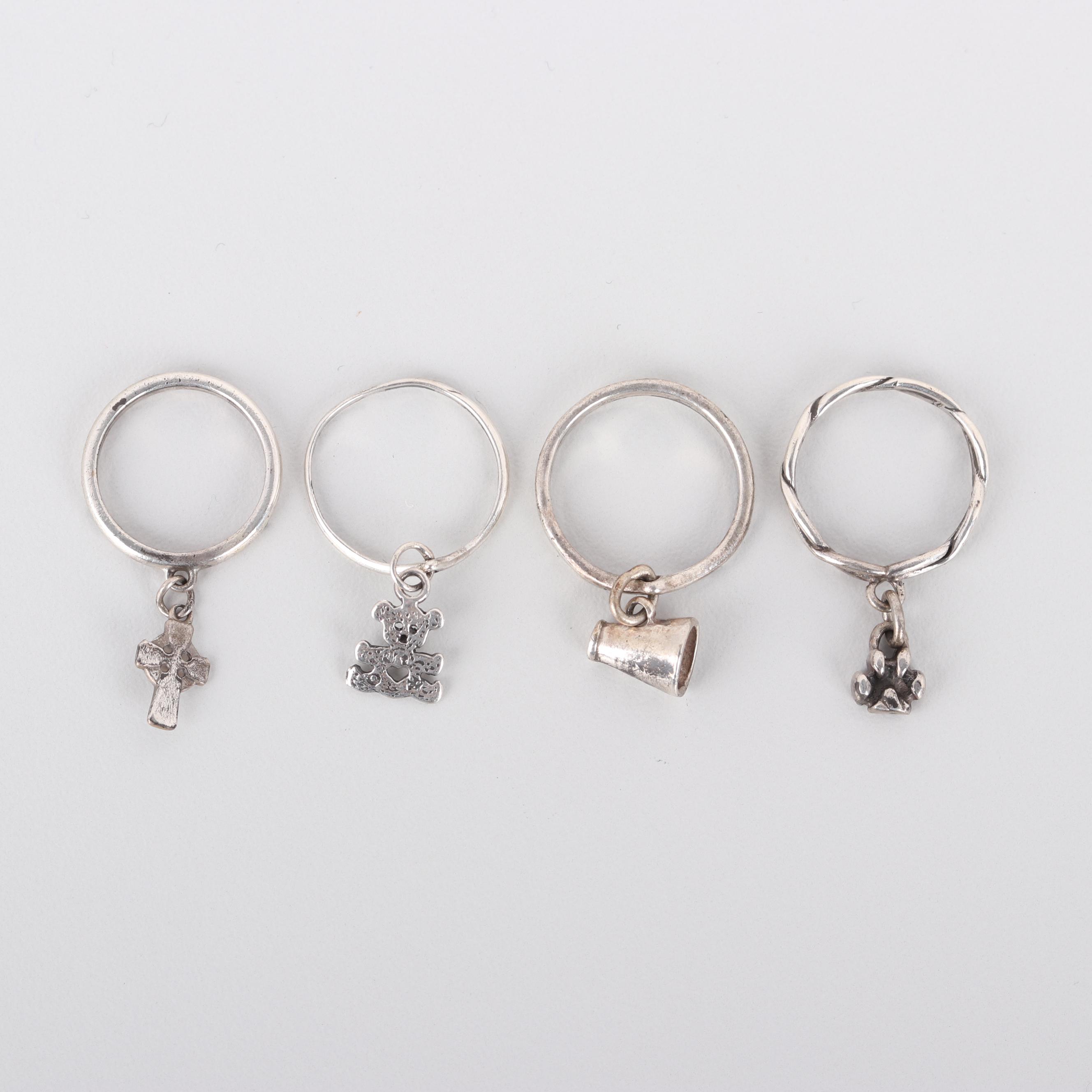 Sterling Silver Rings Including James Avery