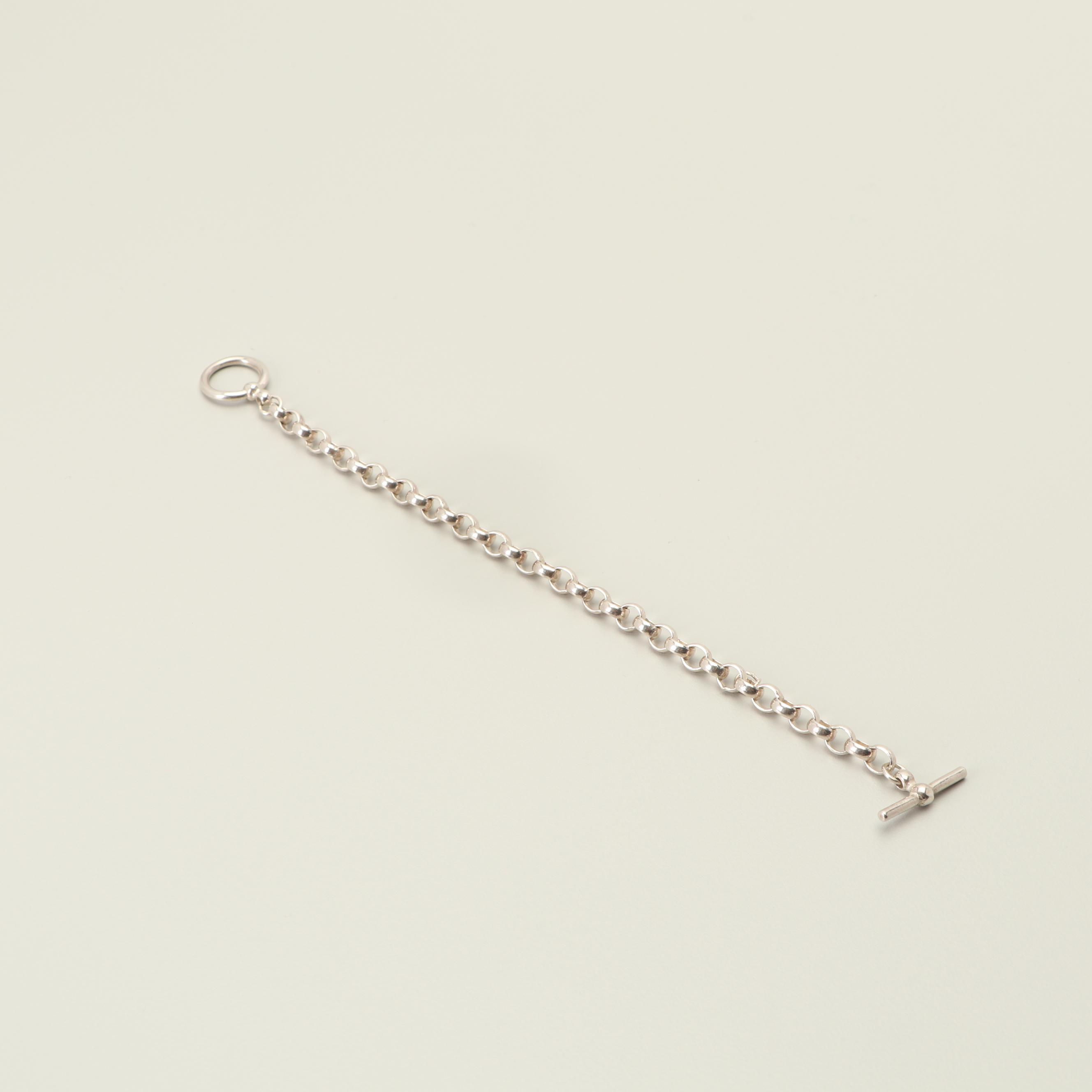 Sterling Silver Rolo Chain Bracelet