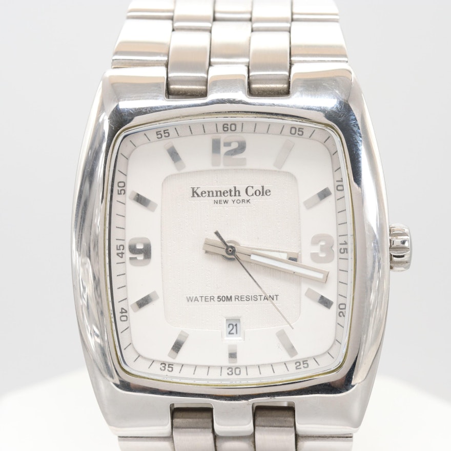 Kenneth Cole Stainless Steel Quartz Wristwatch