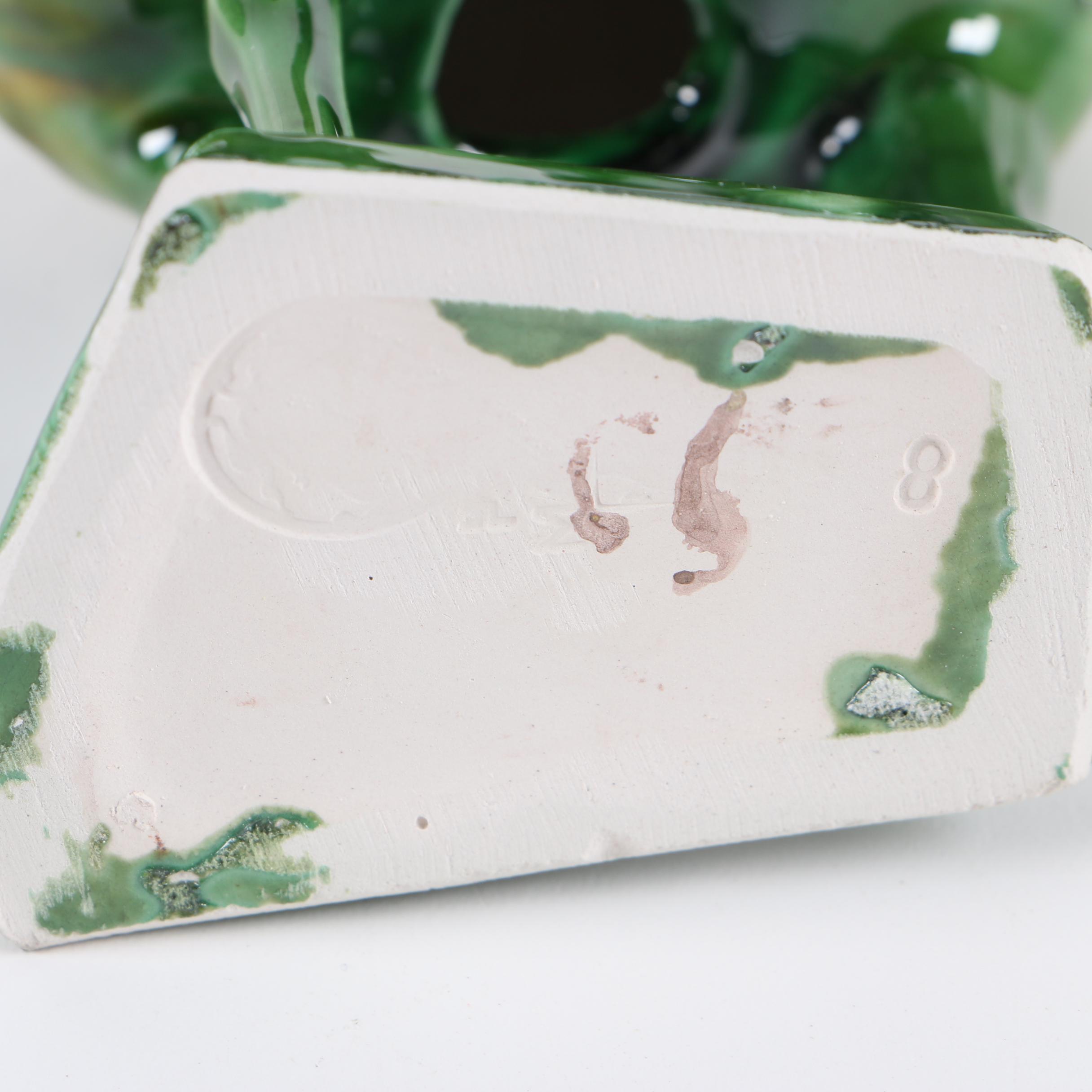 Chinese Reproduction Tang Sancai Ceramic Horse Figurines