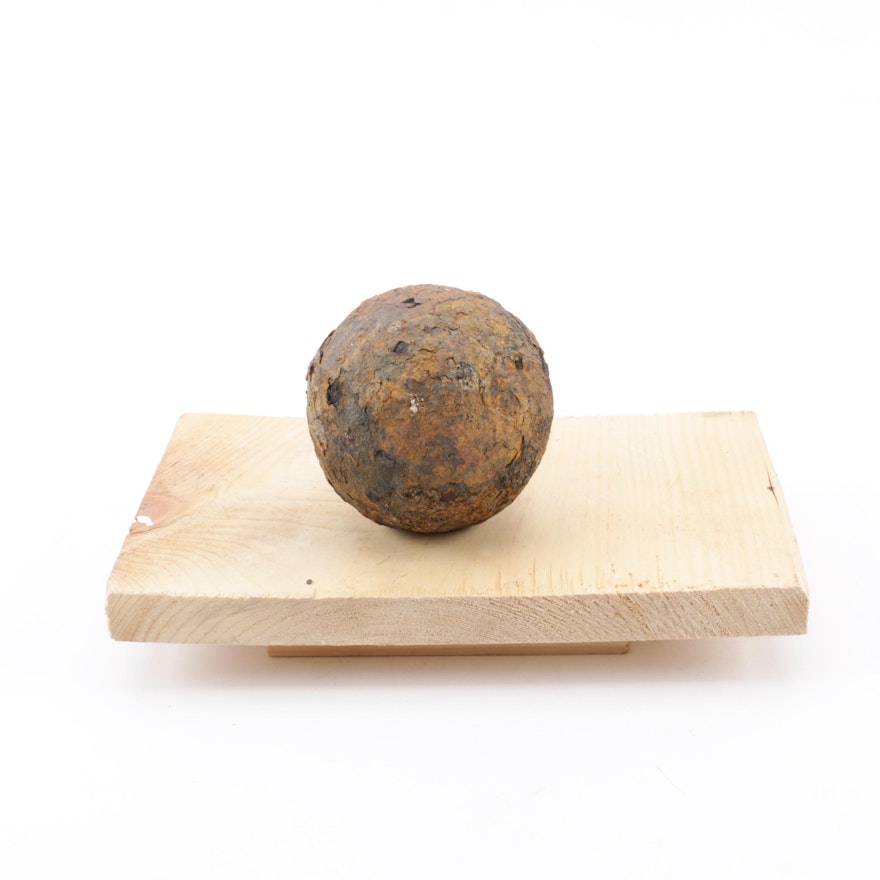 Cast Iron Cannon Ball