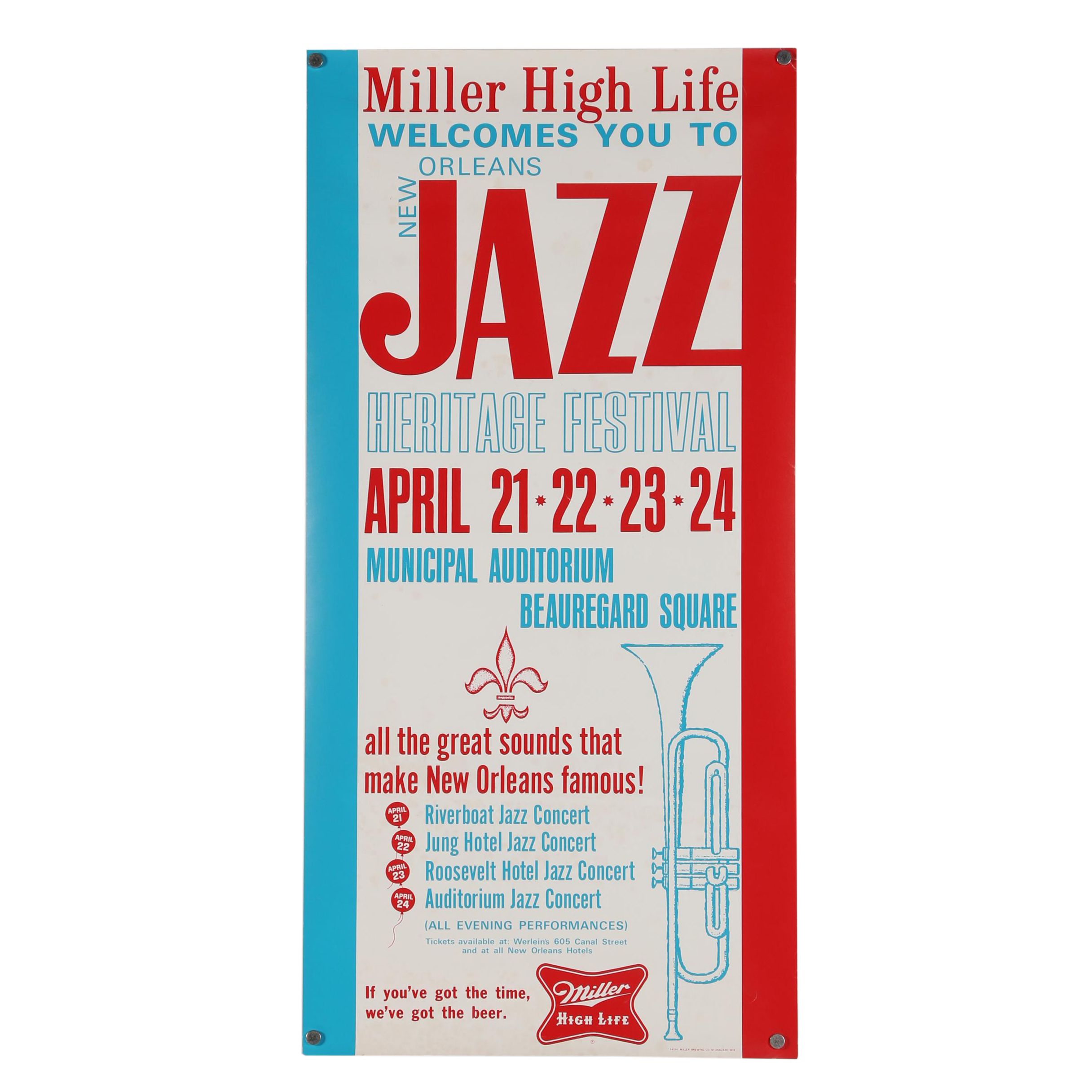 New Orleans Jazz Heritage Festival Promotional Poster