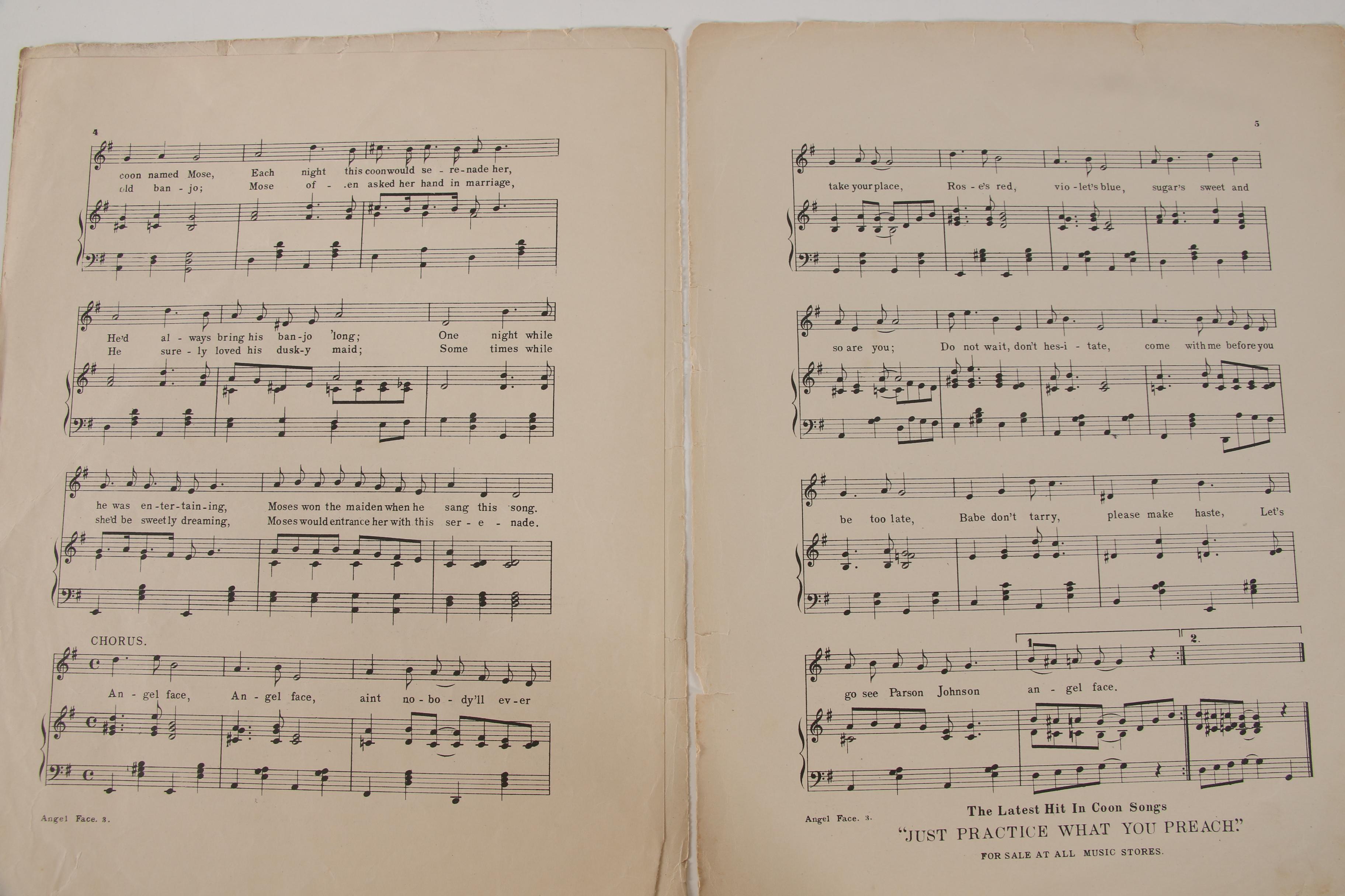 Early 20th Century Sheet Music