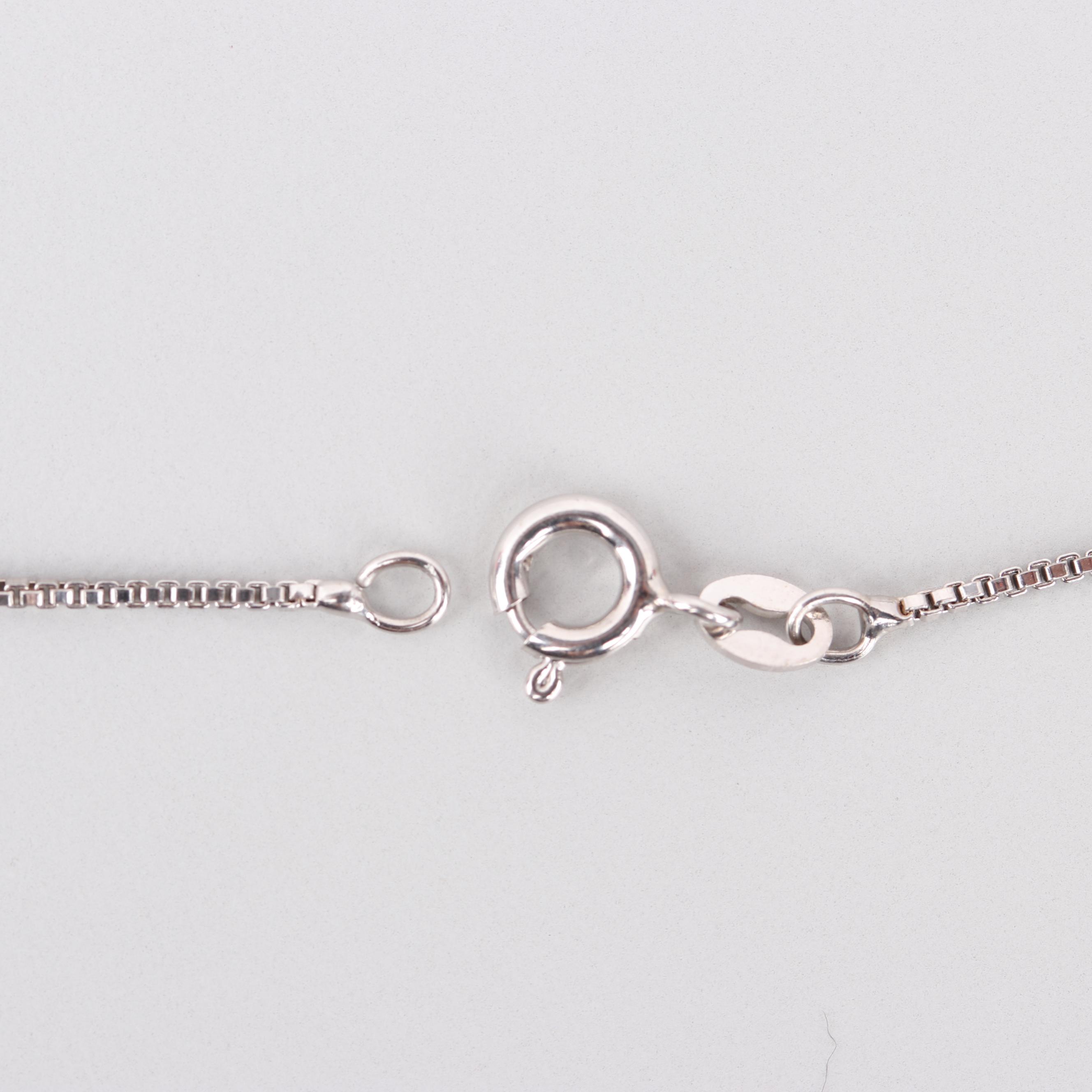 Sterling Silver Heart Pendant Necklace