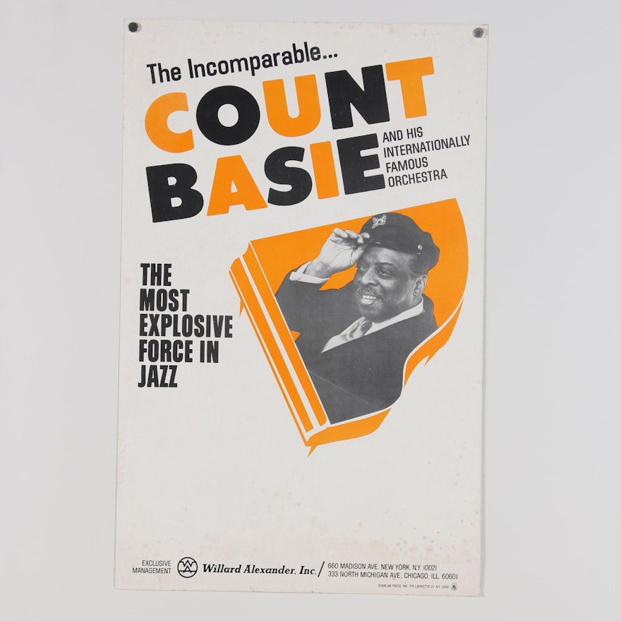 Count Basie Promotional Poster, 1975