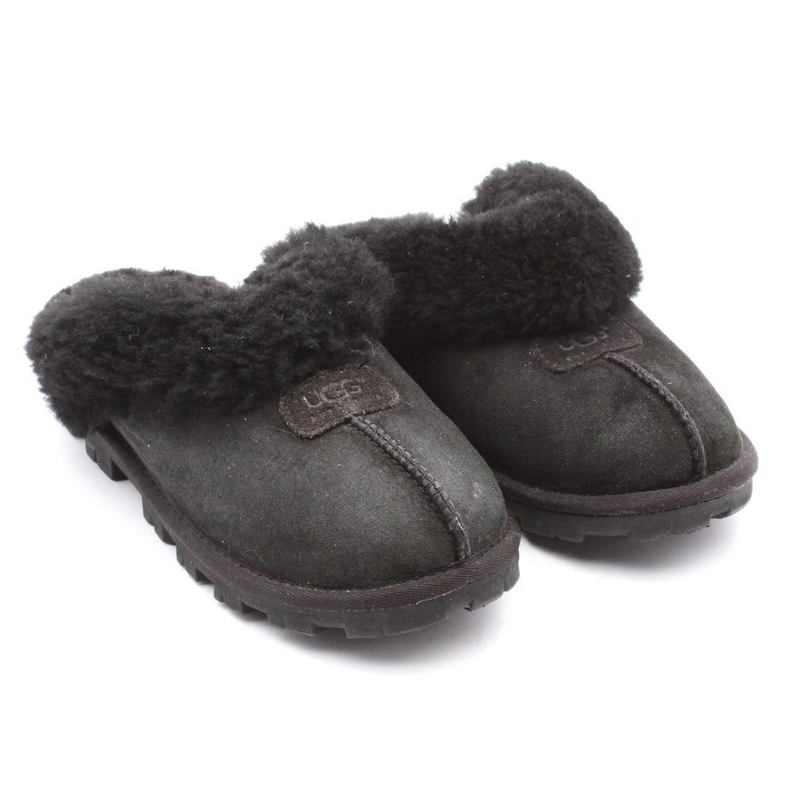 Women's UGG Australia Coquette Suede and Sheepskin Slippers
