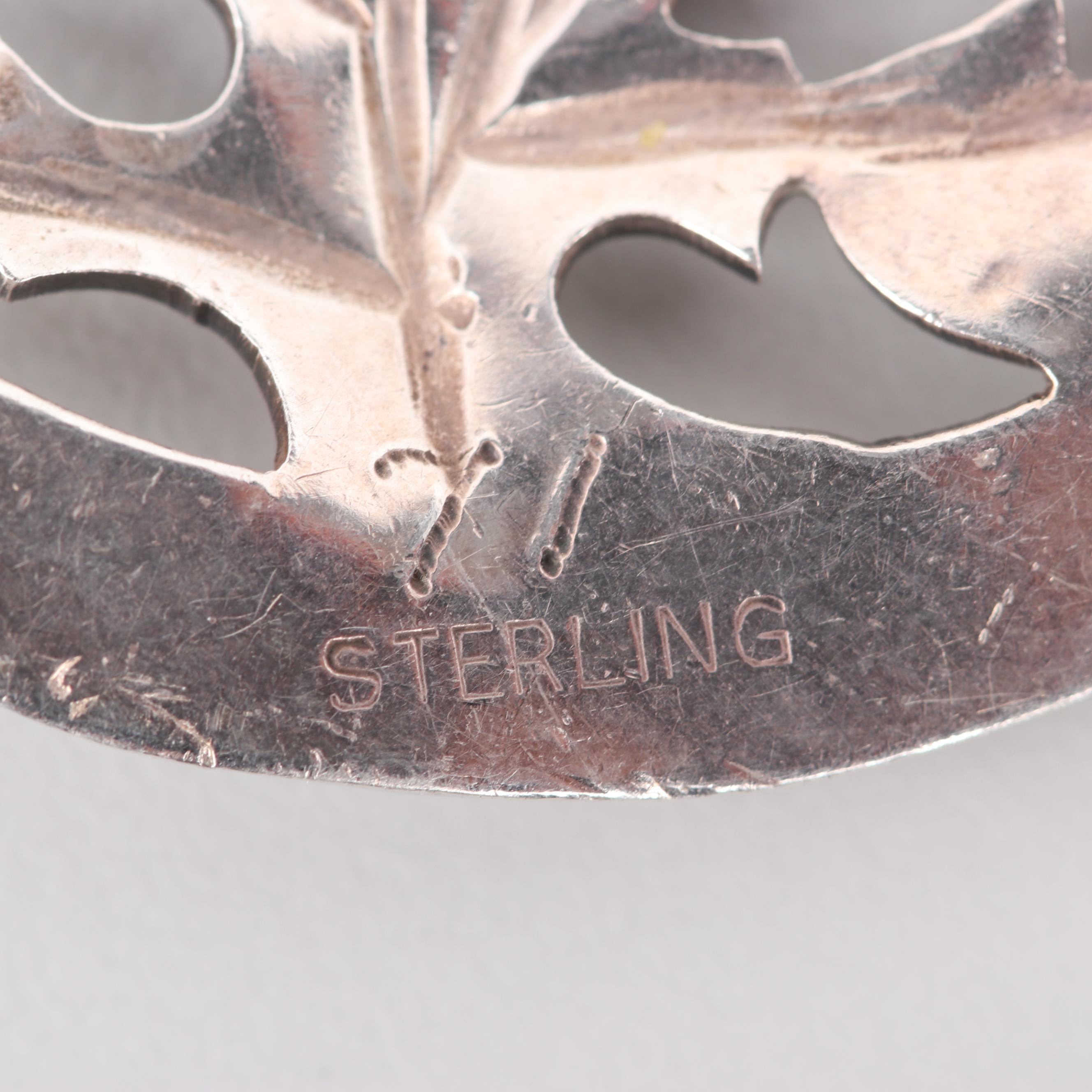 Sterling Silver Brooch