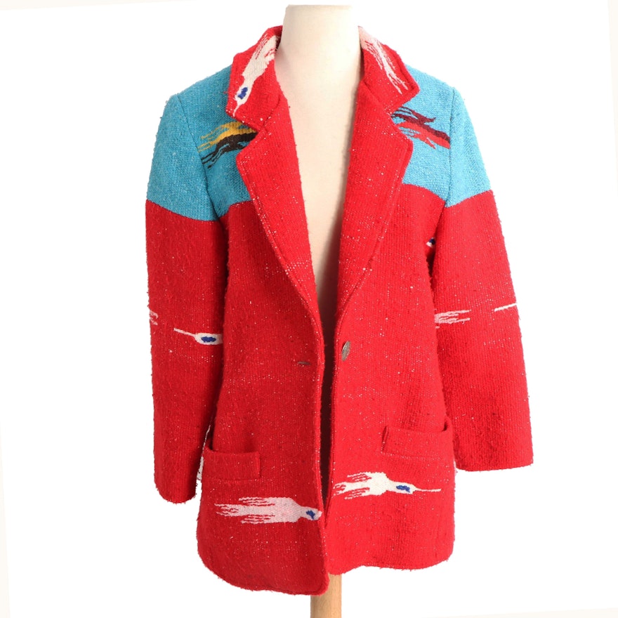 Women's Vintage Gerard by PeGe Cotton Blend Southwestern Style Jacket
