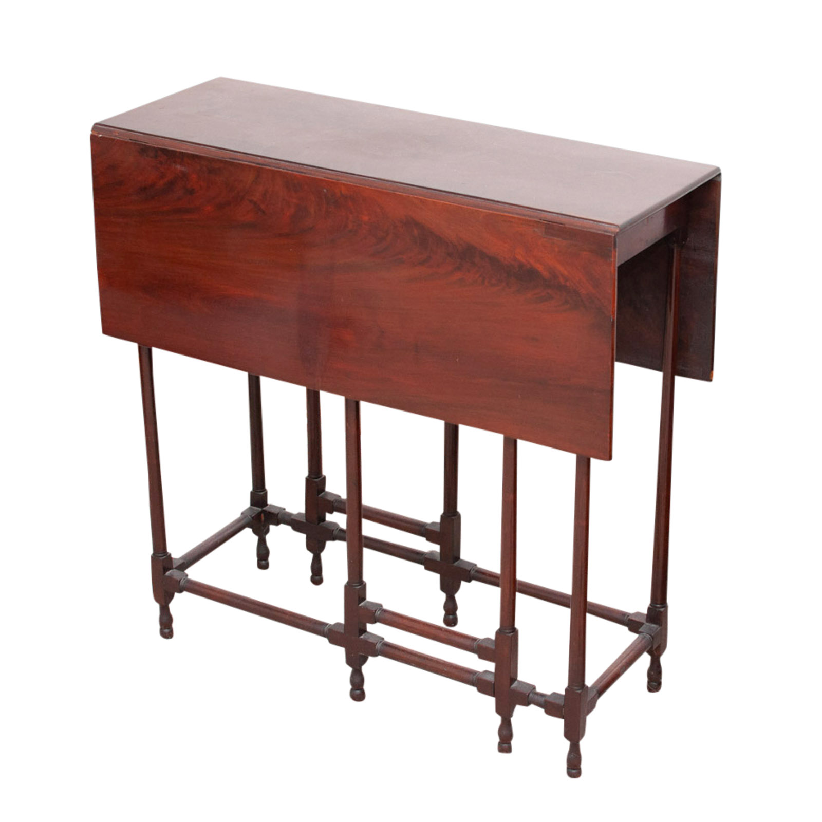 William and Mary Style Mahogany Gate Leg Table, Early 20th Century