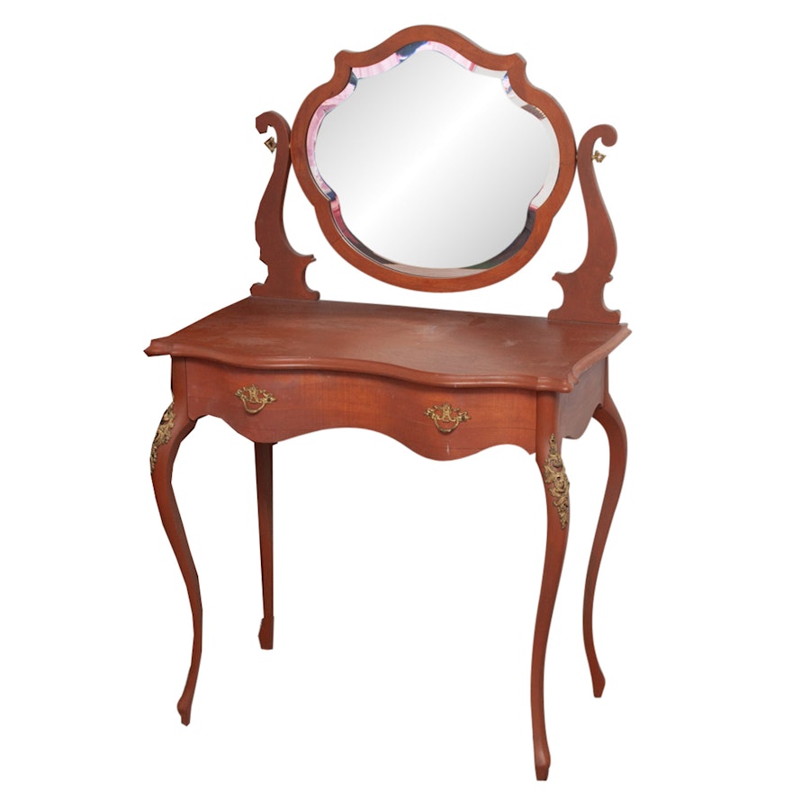 French Provincial Popular Vanity Table, 20th Century