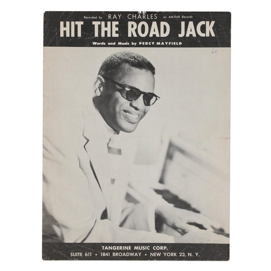 Ray Charles "Hit the Road Jack" Sheet Music