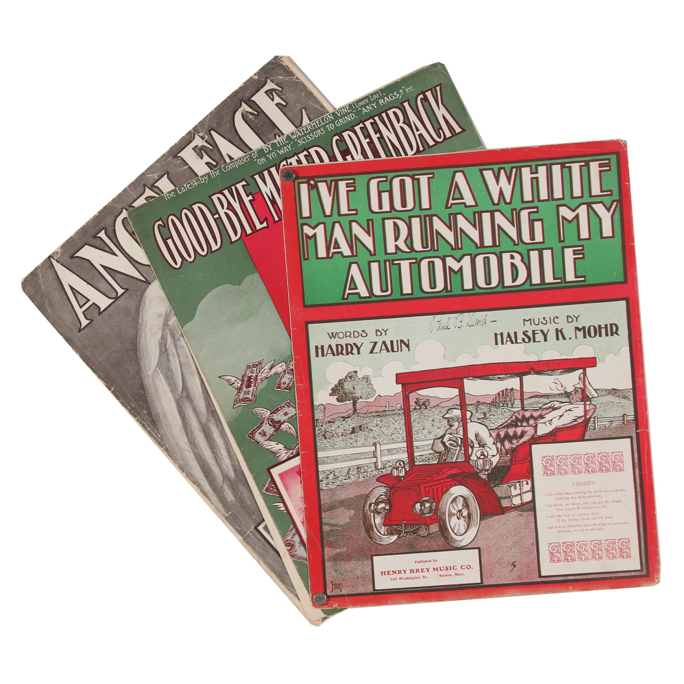 Early 20th Century Sheet Music