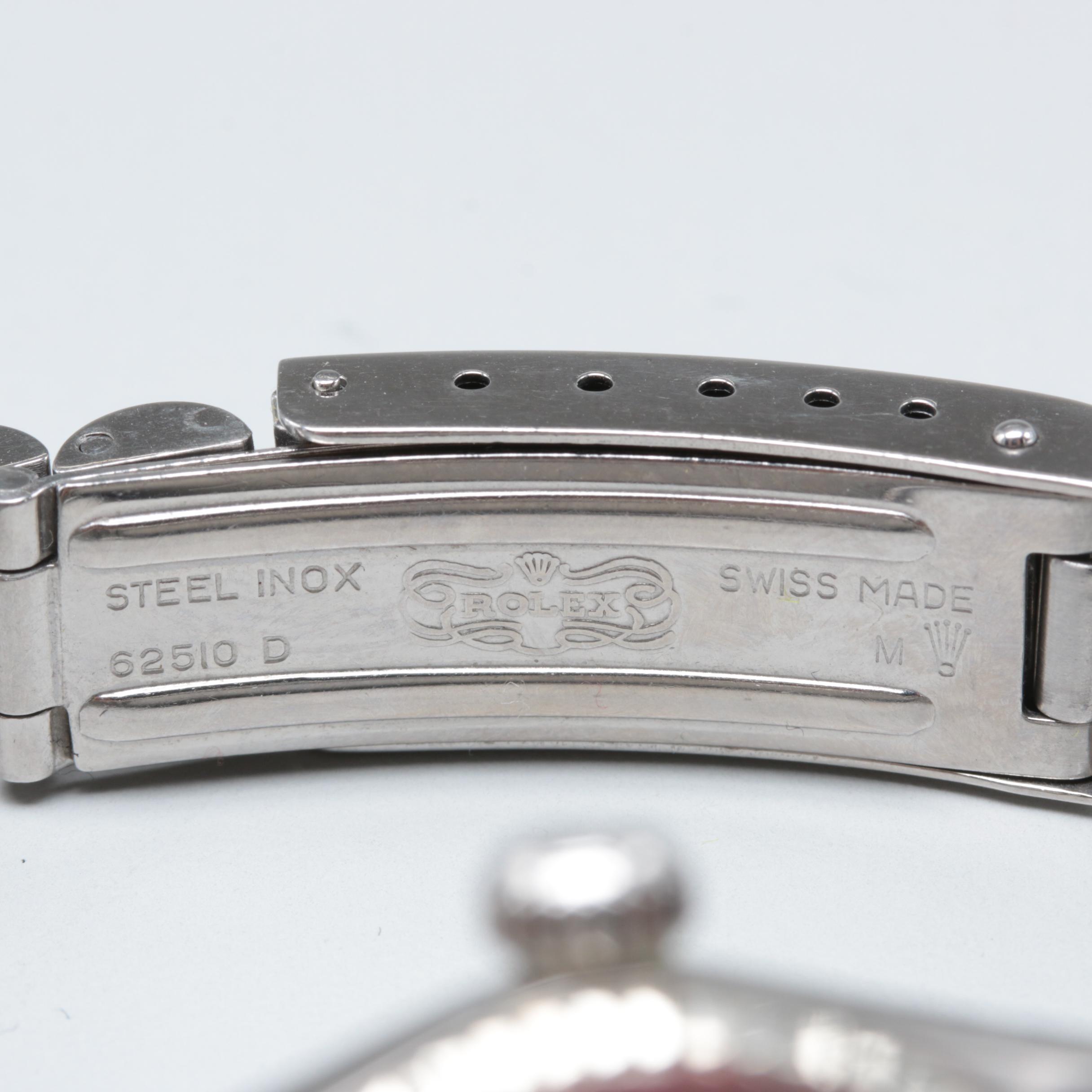 Rolex Stainless Steel and 14K White Gold Diamond Watch