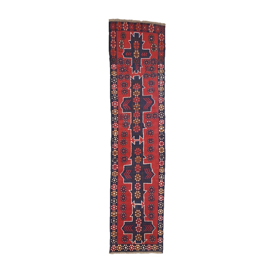 Hand-Knotted Northwest Persian Wool Carpet Runner