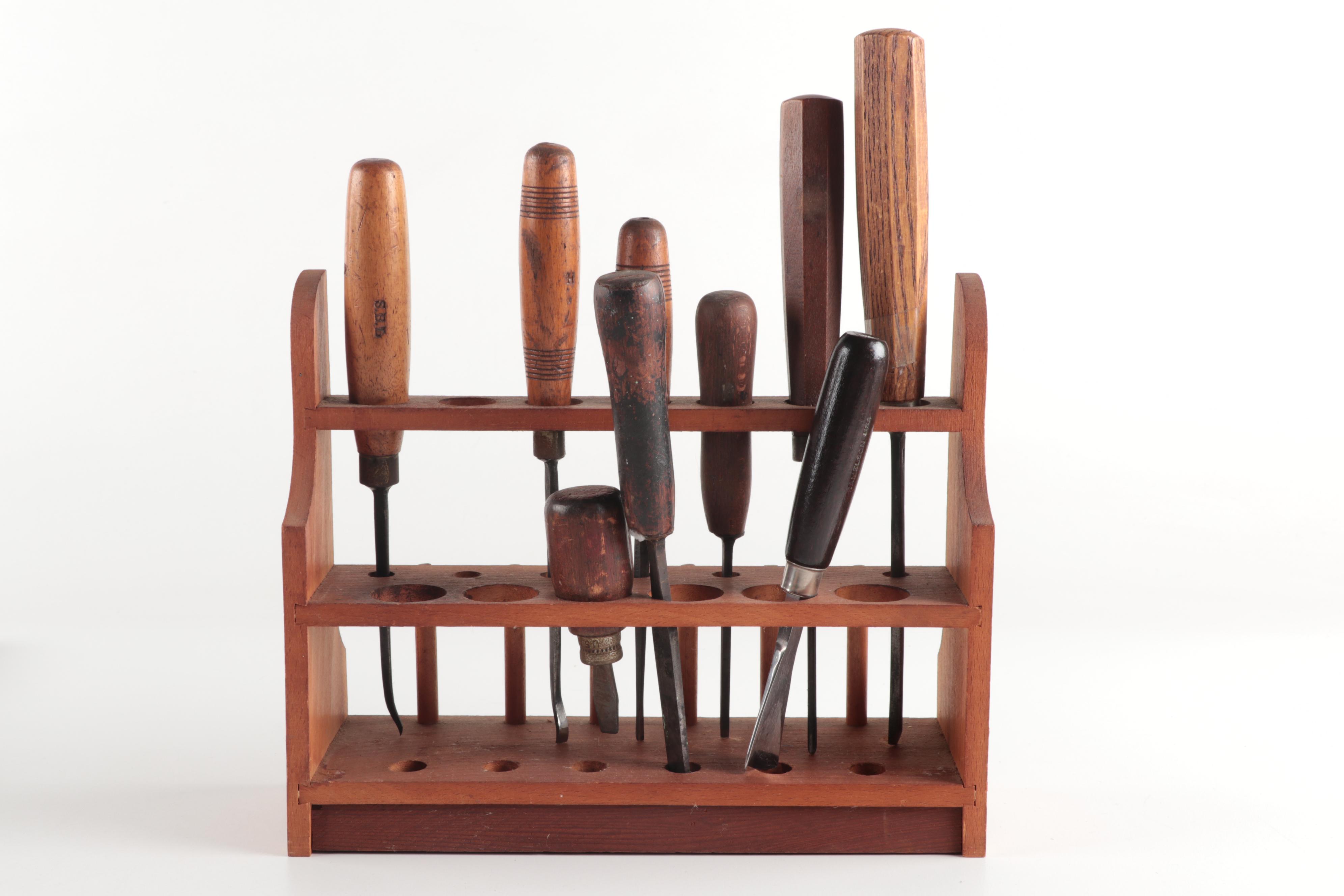Wood Carving Chisels featuring Buck Bros., Ashley Iles, and Greenlee