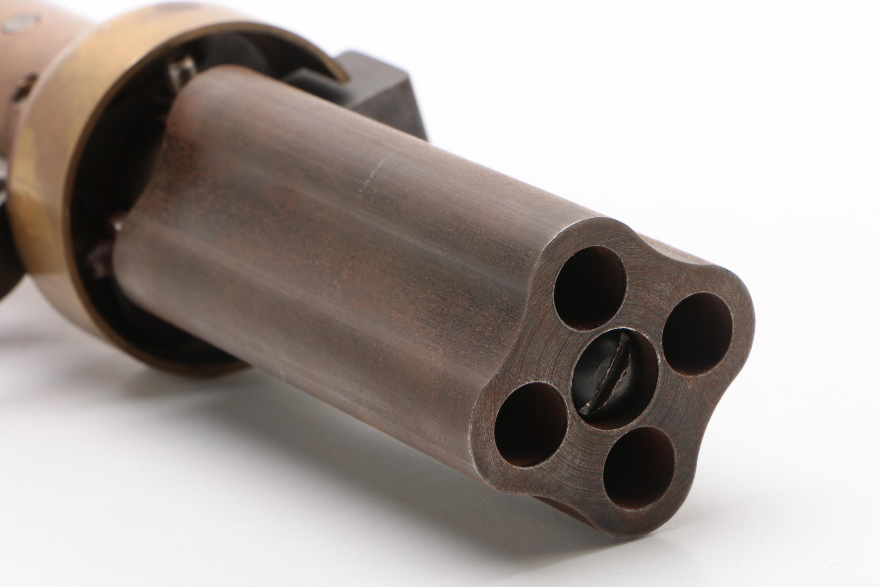 Antique CMC "Pepperbox" Four-Shot .36 Caliber Black Powder Manual Revolver
