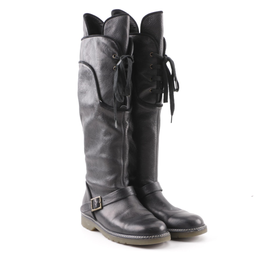 See By Cholé Black Leather Boots