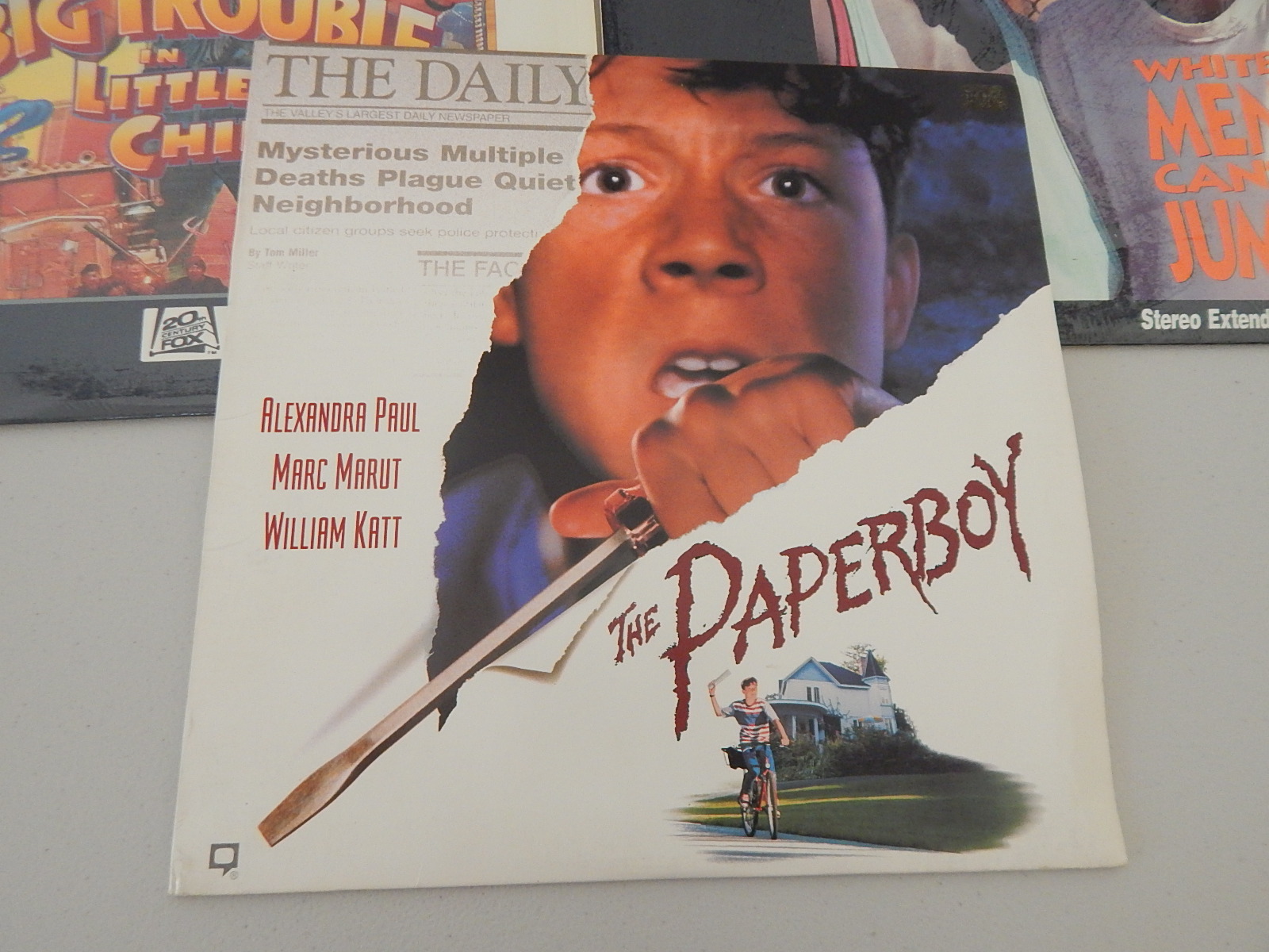 Laser Disc Movies with "Forrest Gump", "Billy Madison", "China White" - 9 Count