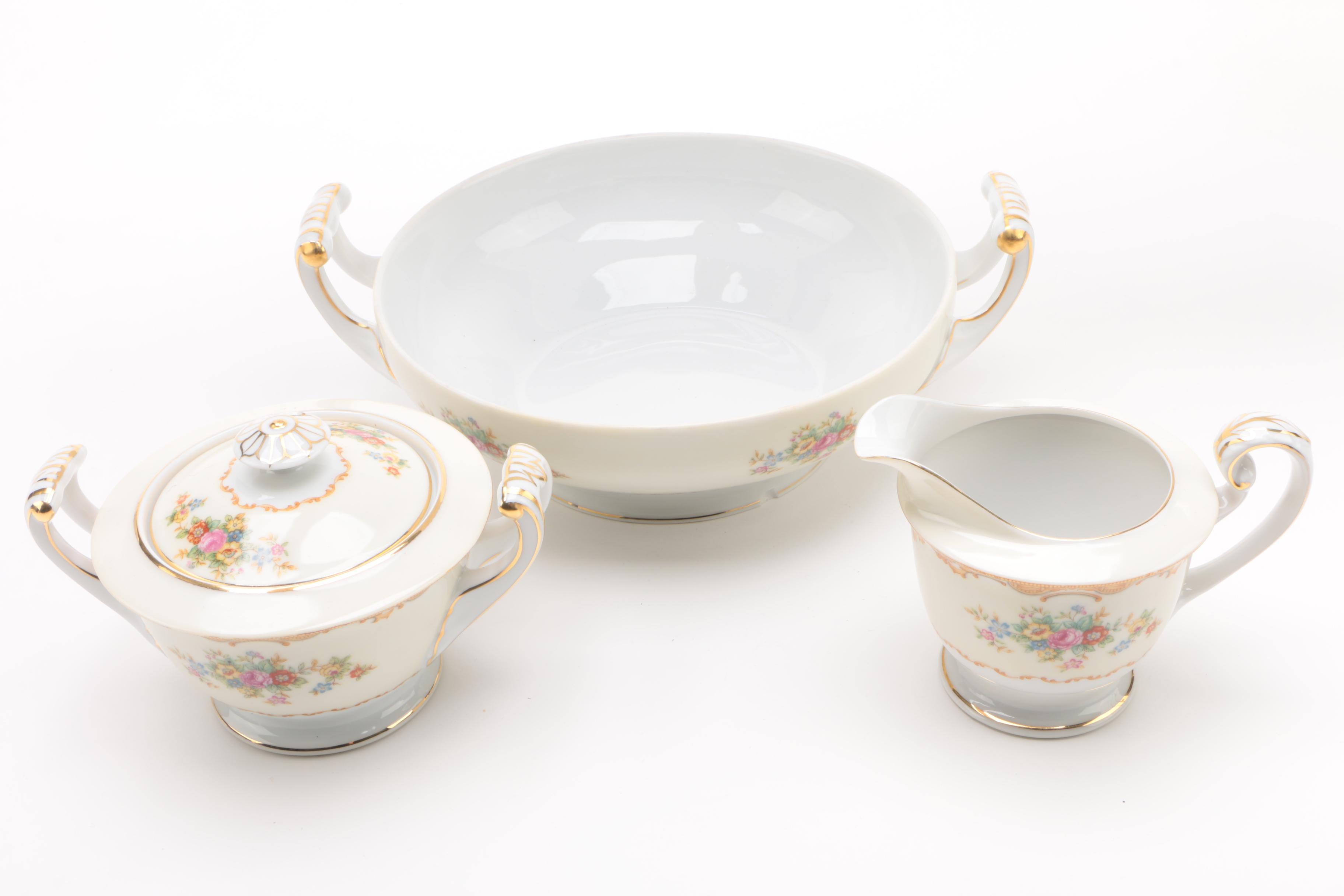 Japanese Jyoto China Porcelain Dinnerware
