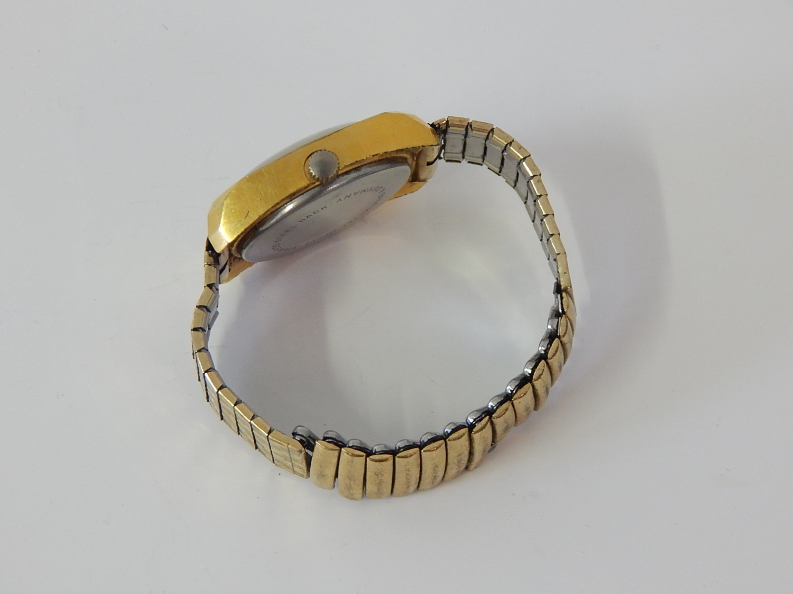 Helbros Invincible 17 Jewel Gold-Tone West Germany Watch - Band Repair