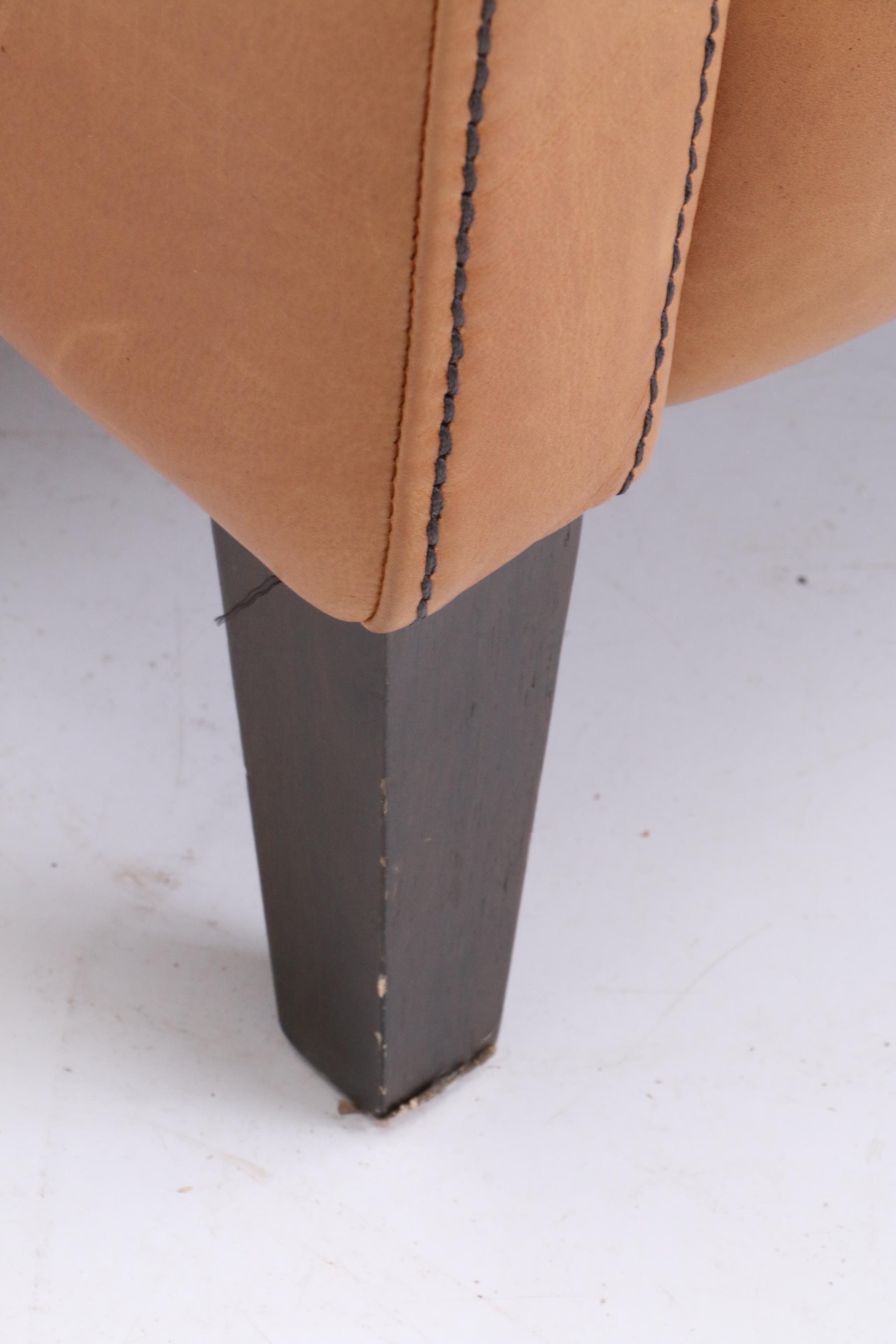 Contemporary West Elm "Sedgwick" Leather Recliner