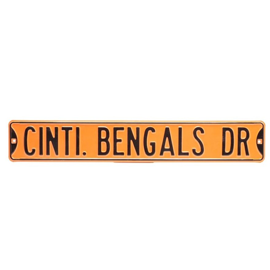 Cincinnati Bengals Metal Sign