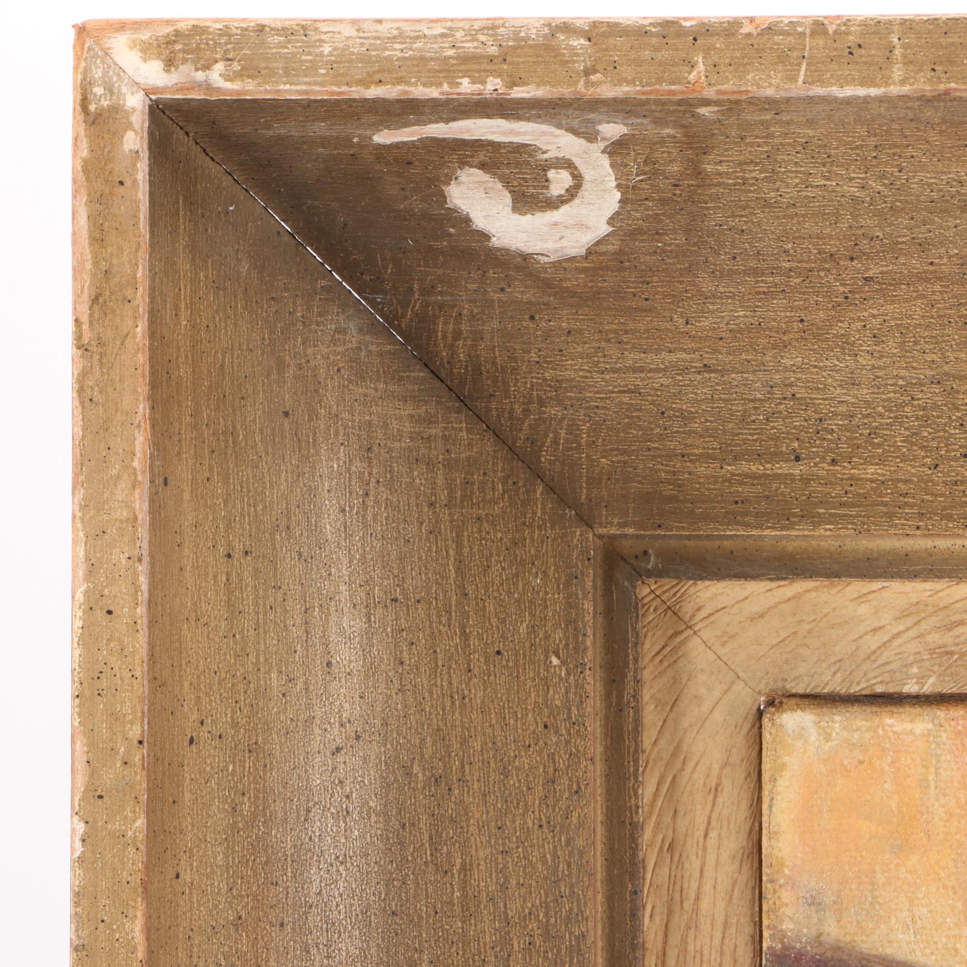 Henry T. Harvey Early 20th-Century City Street Scene Oil Painting