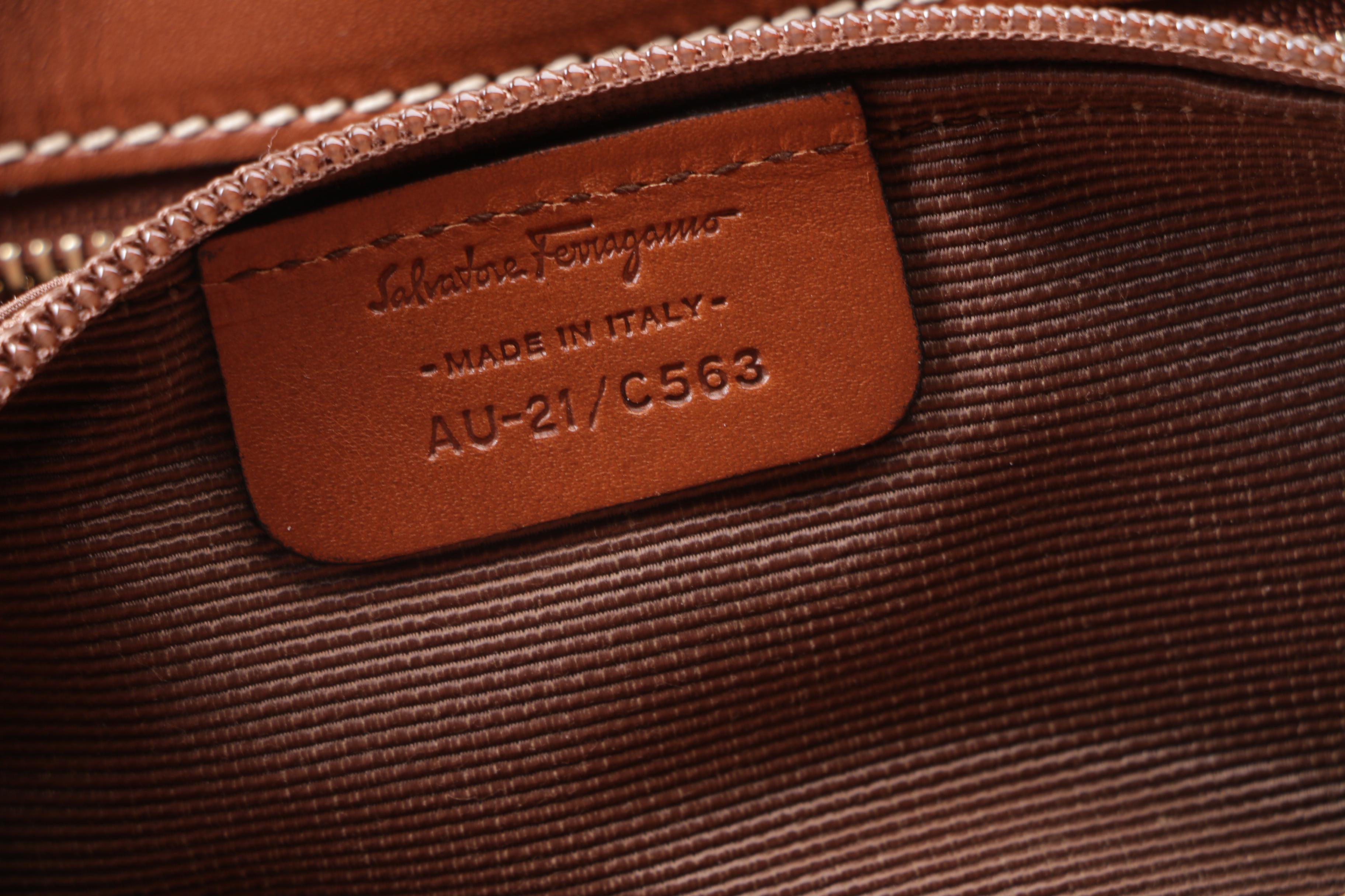 Salvatore Ferragamo Animal and Floral Print Nylon Tote