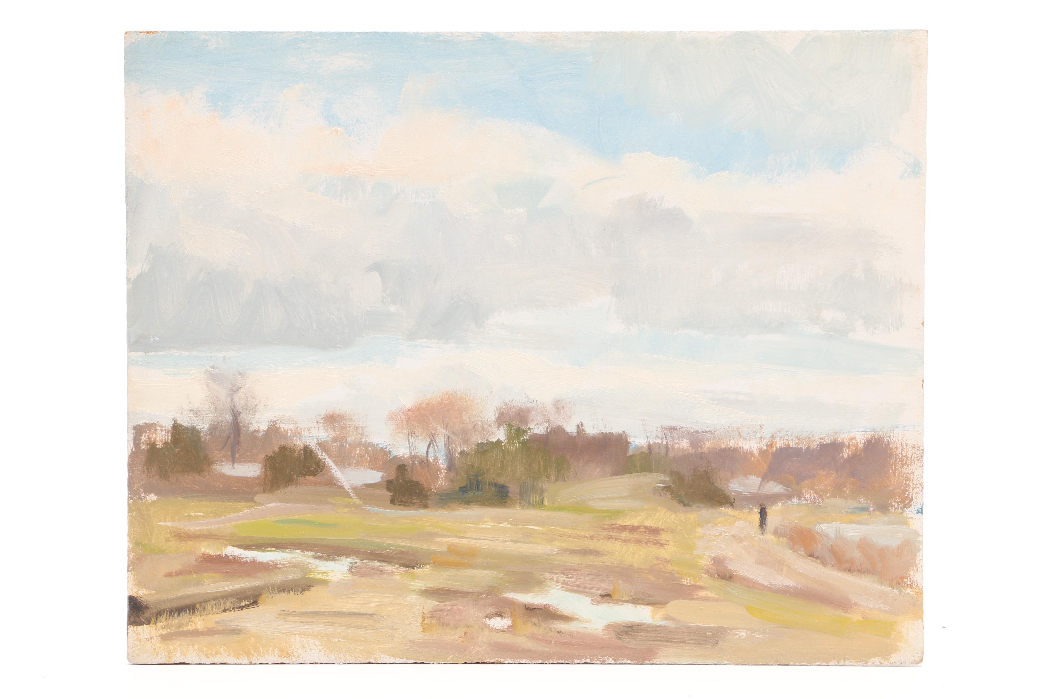 Harry Barton Oil Landscape and Seascape Paintings